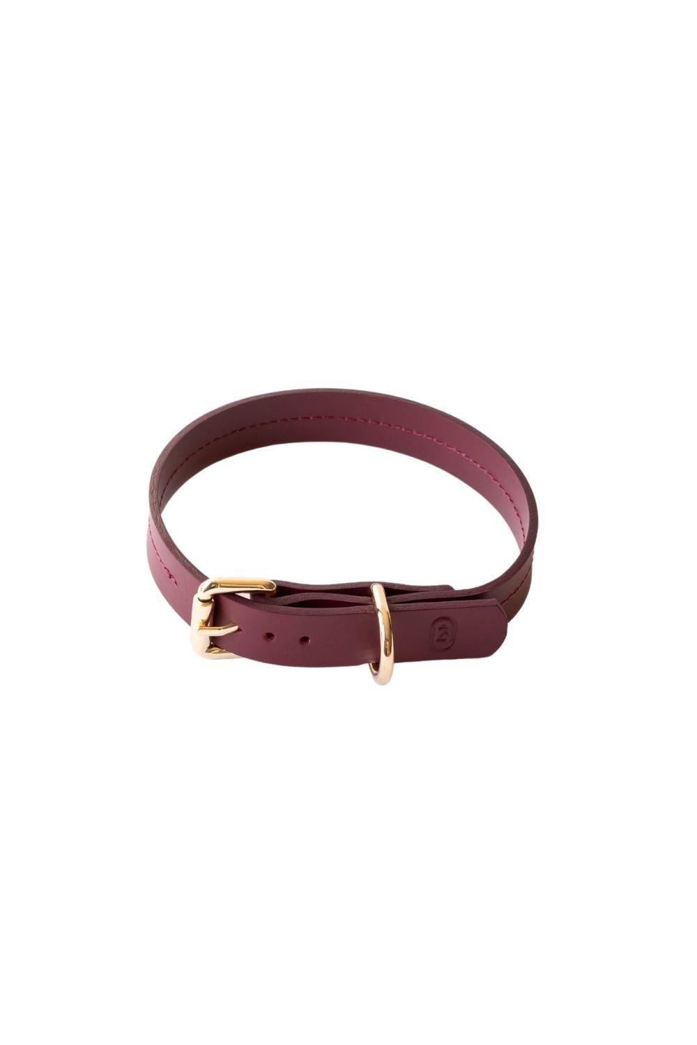 Zoe Pet Atelier Classic Boyun Tasması - Bordo