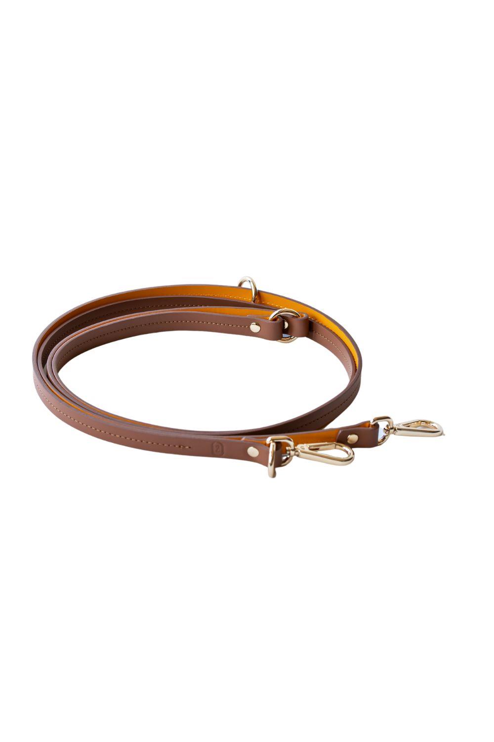 Zoe Pet Atelier Multi Köpek Gezdirme Kayışı - Taba/Turuncu