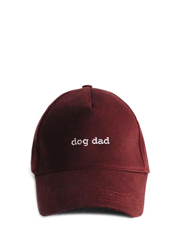 Mons Bons Dog Dad Bordo Şapka