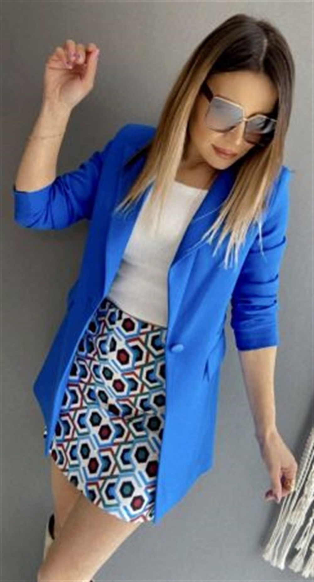 311 MAVİ BLAZER CEKET