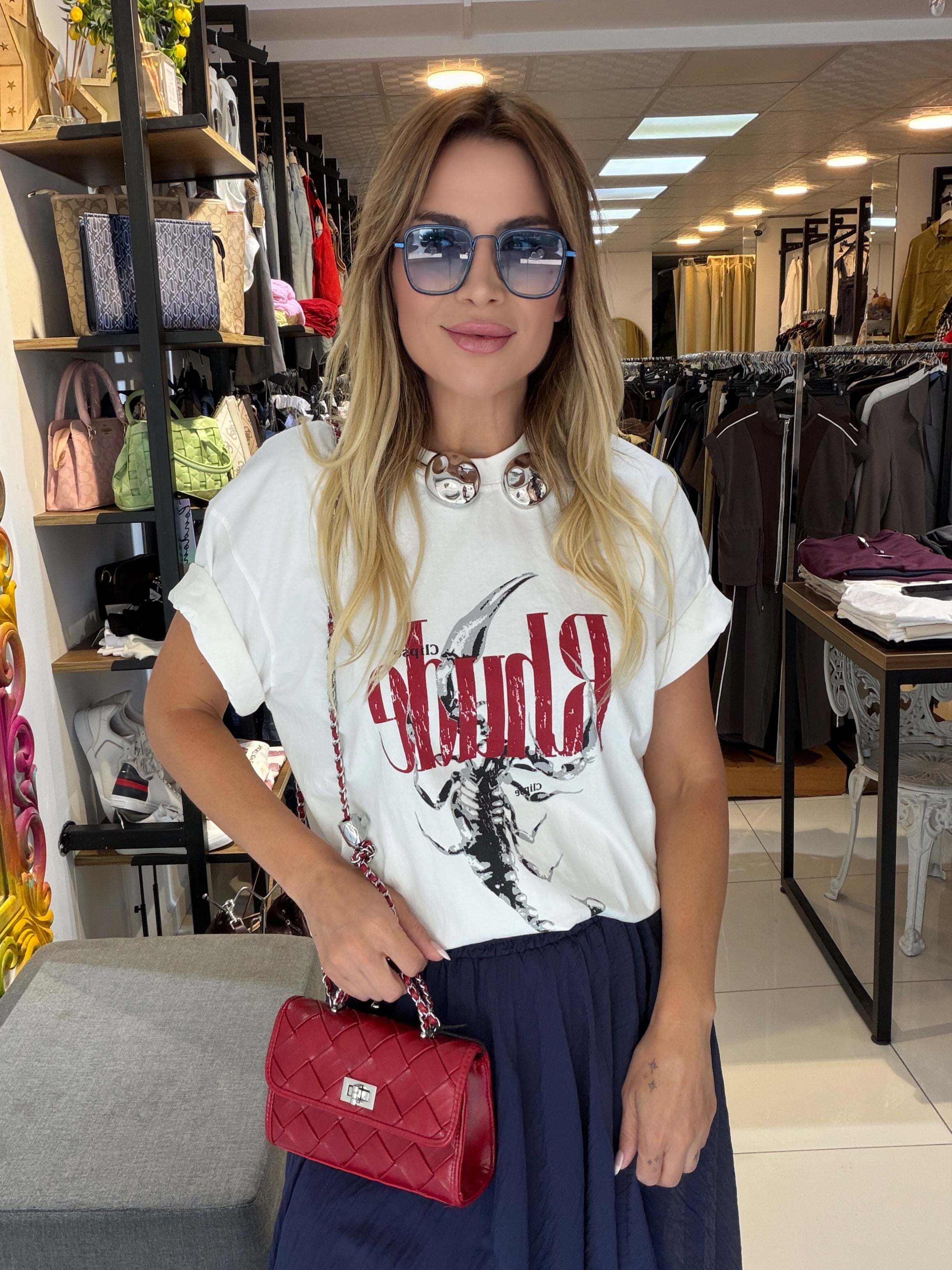 Akrep Desenli T-shirt