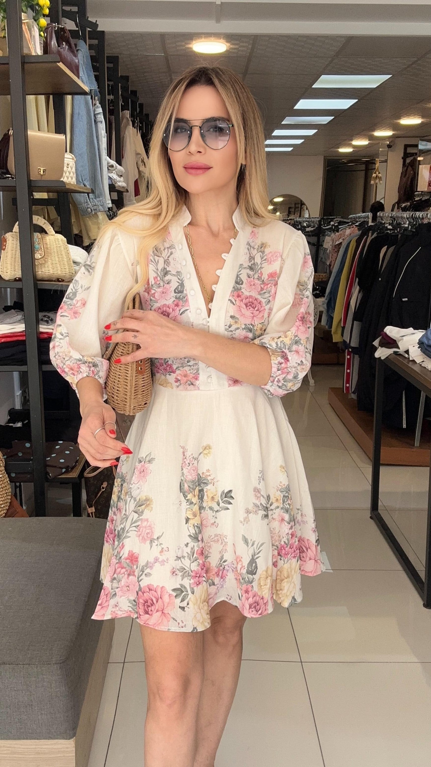 Alia Çiçekli Elbise