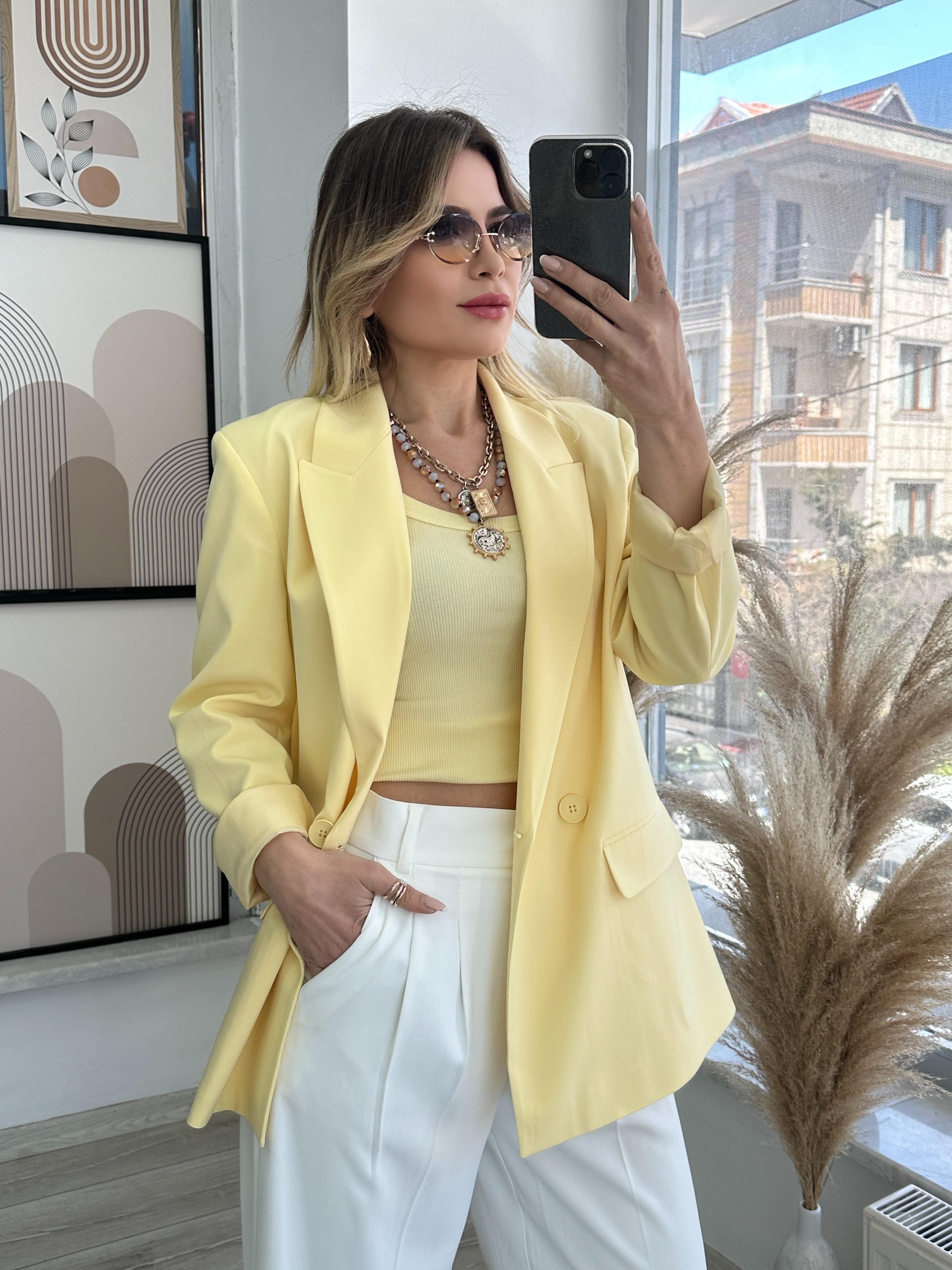 DlV Sarı Blazer