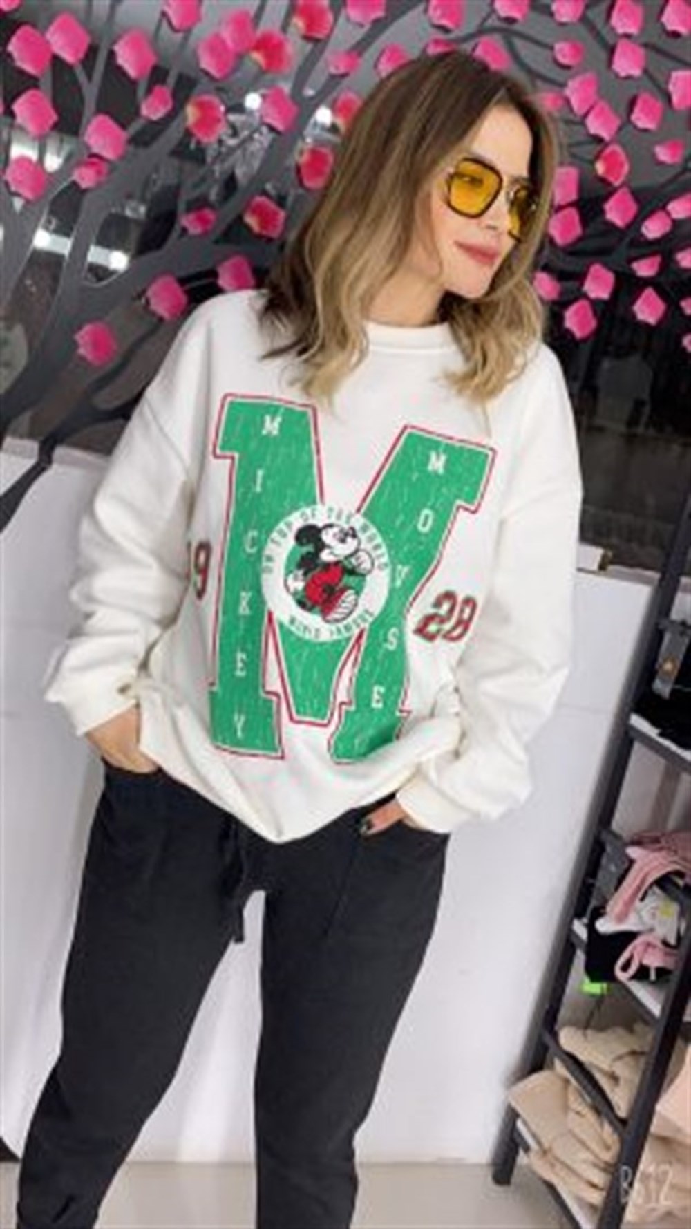 EKRU MİCKEY SWEAT