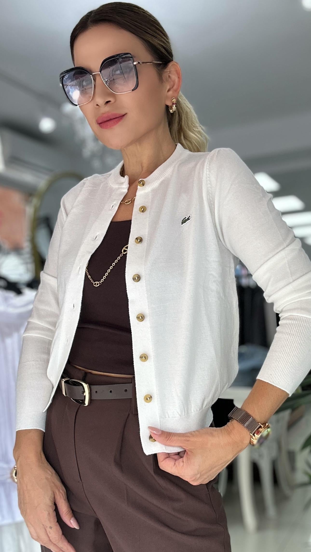 Ekru Yumoş Hırka