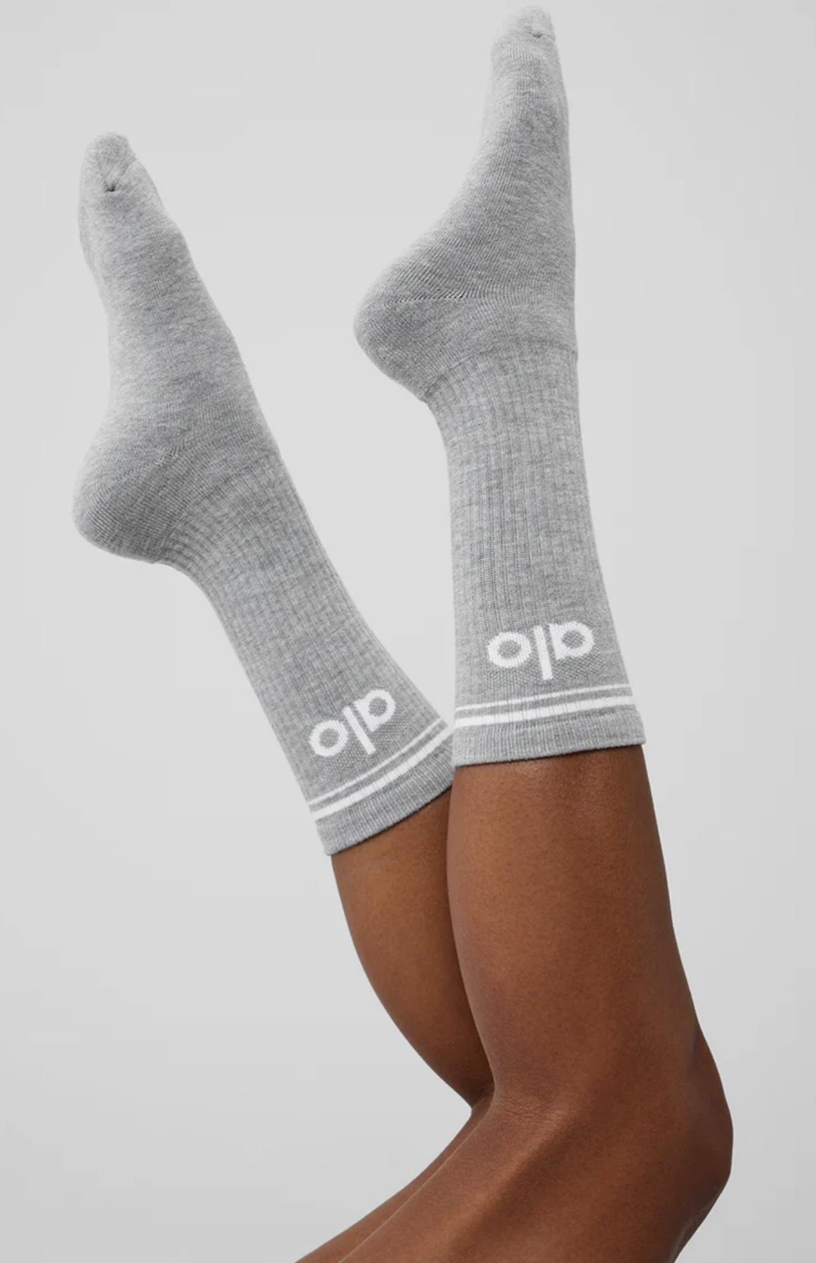 Gri Baskılı Unisex Çorap