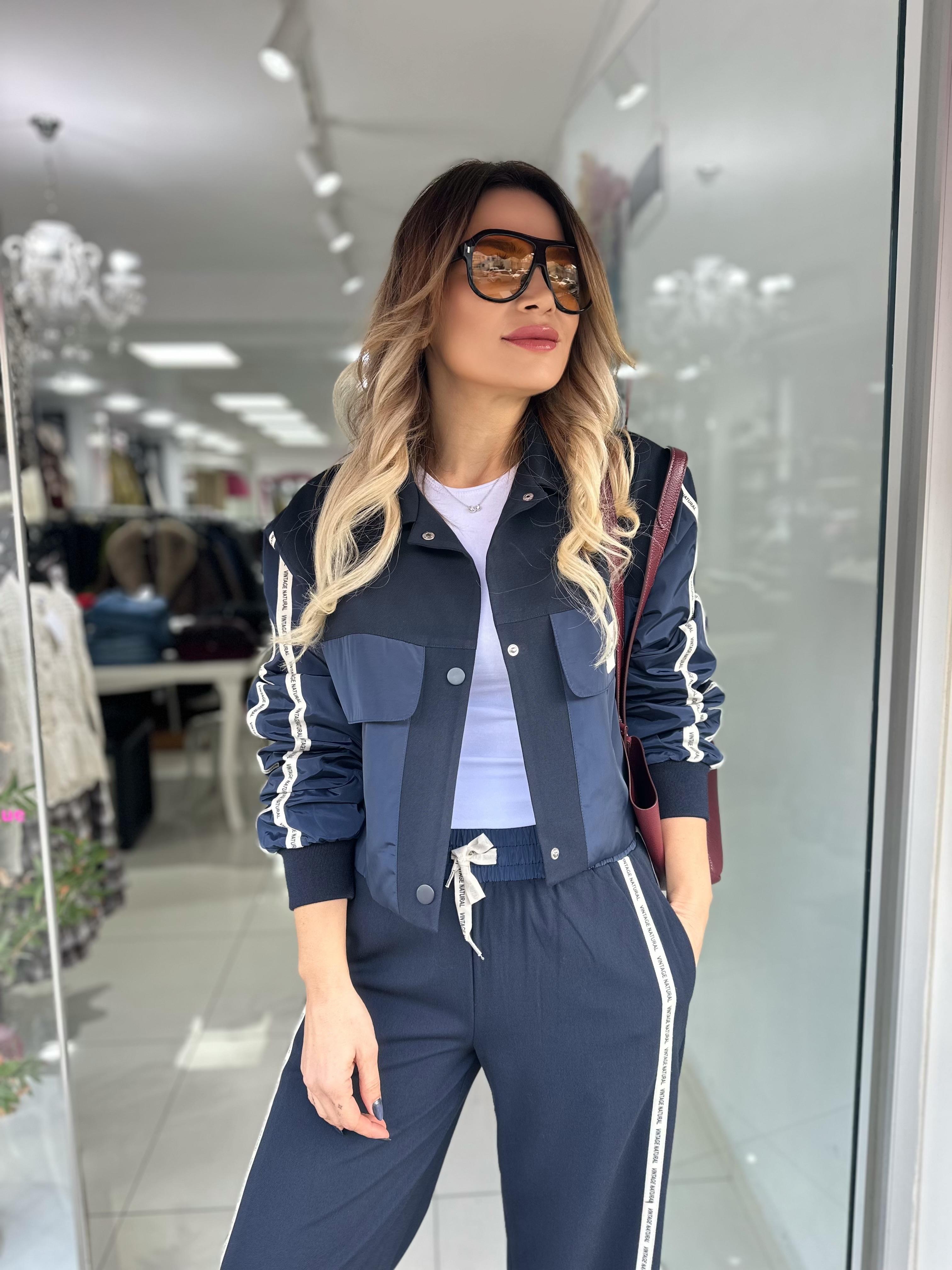 Lacivert Premium Tasarım Ceket