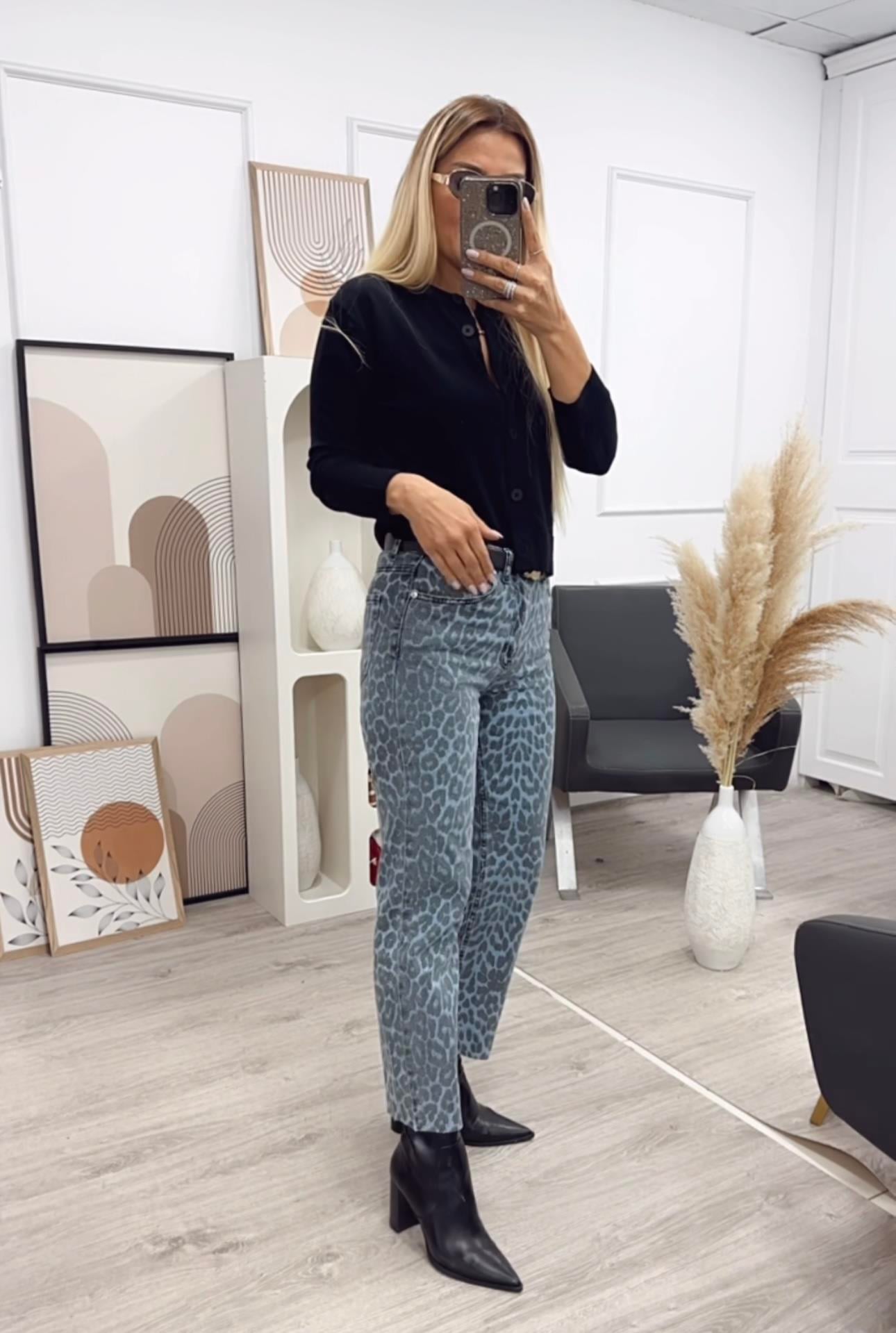 Leopar Desenli Jean 