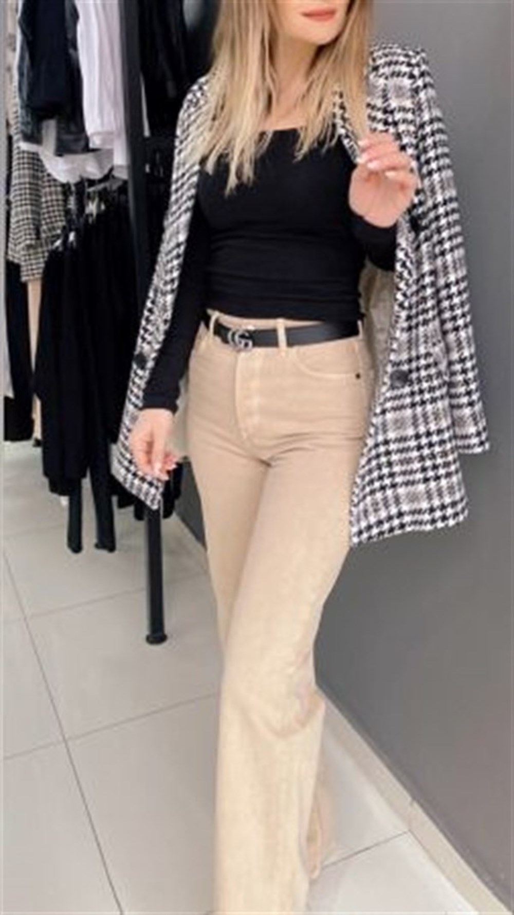 MNG YÜKSEK BEL DÜZ KESİM PANTOLON