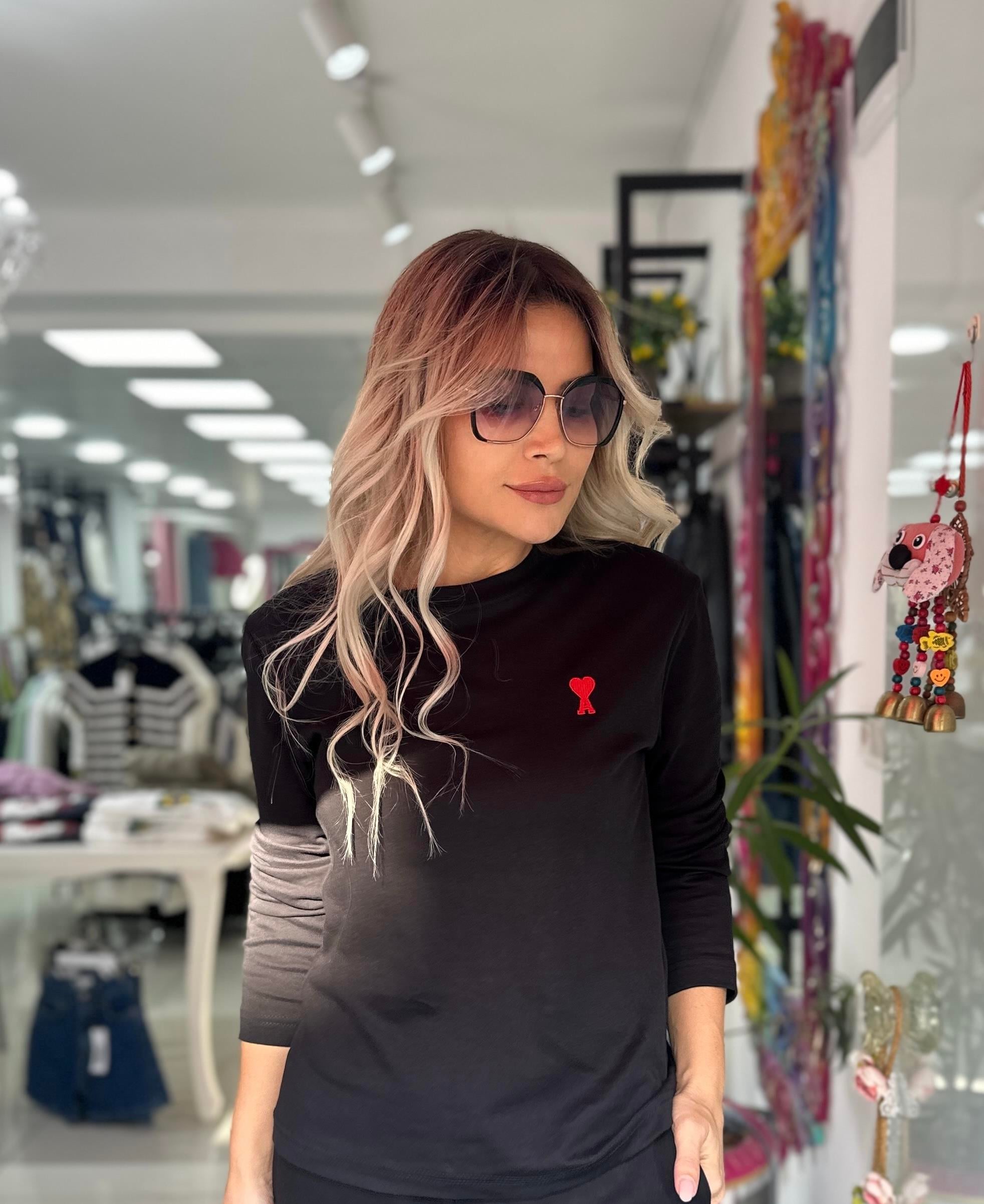 ORJ Baskı Detay Bluz