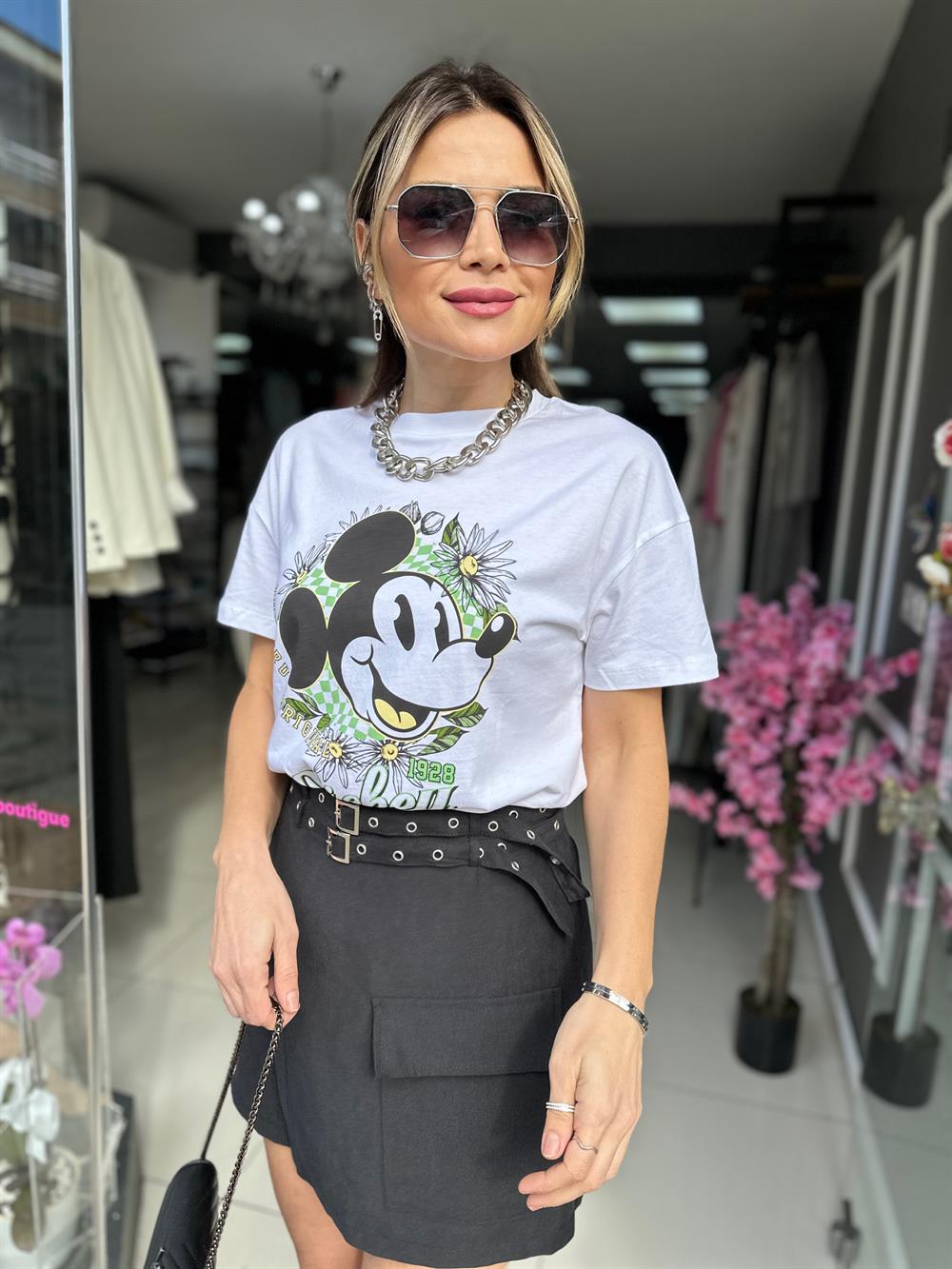 ORJ Beyaz Mickey Tshirt