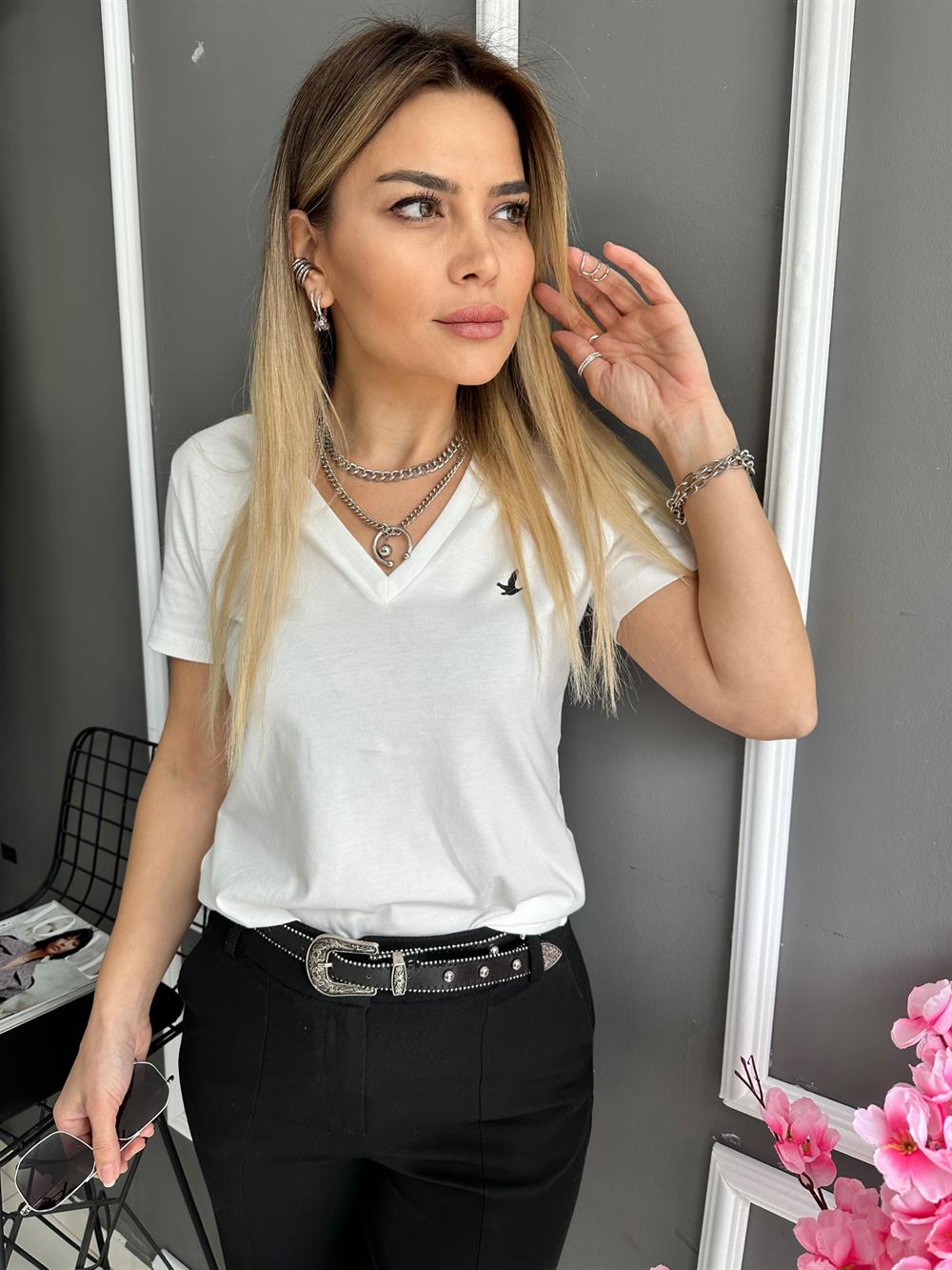 ORJ BY Beyaz Tshirt
