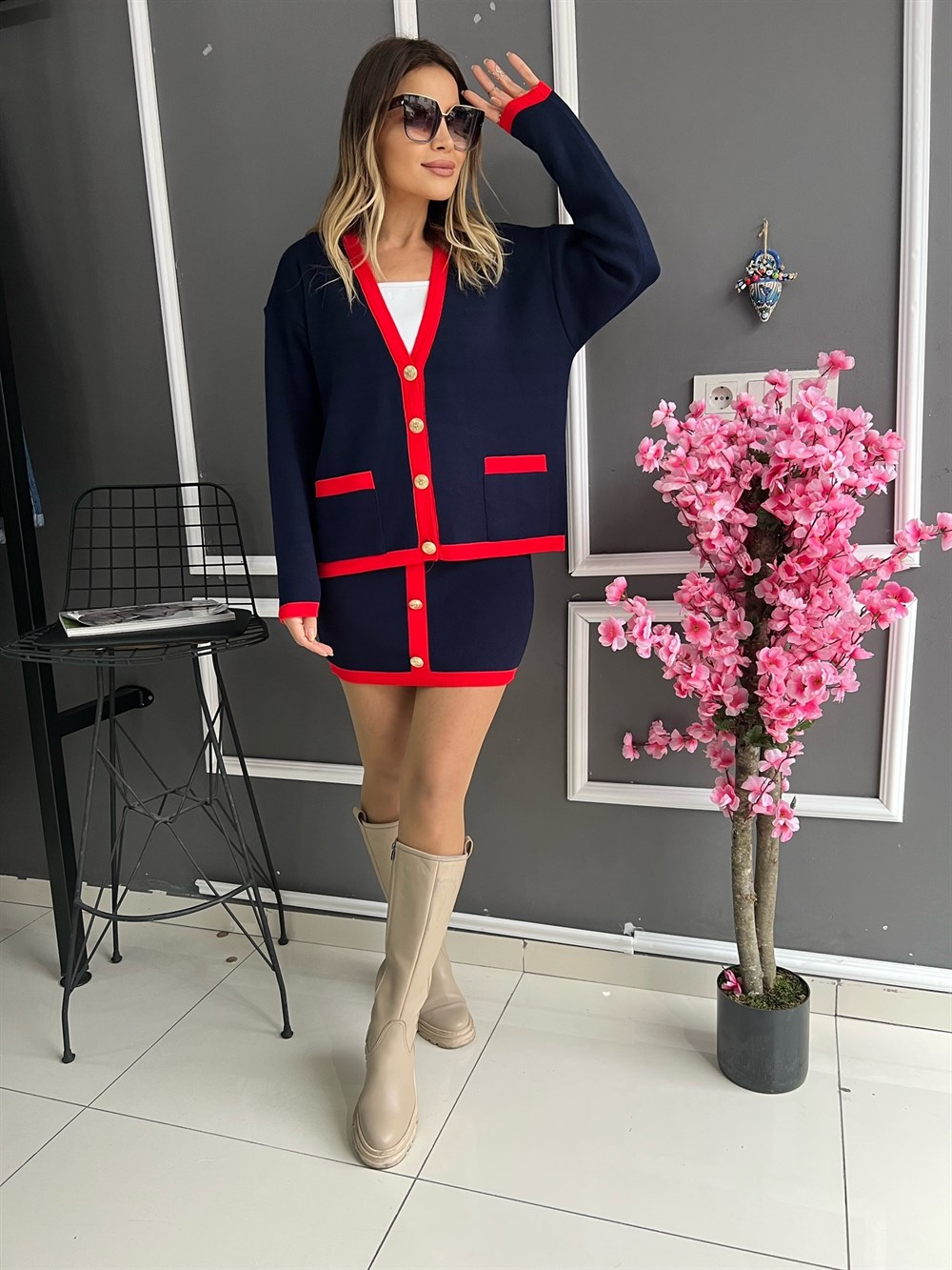 QS Lacivert Triko Takım