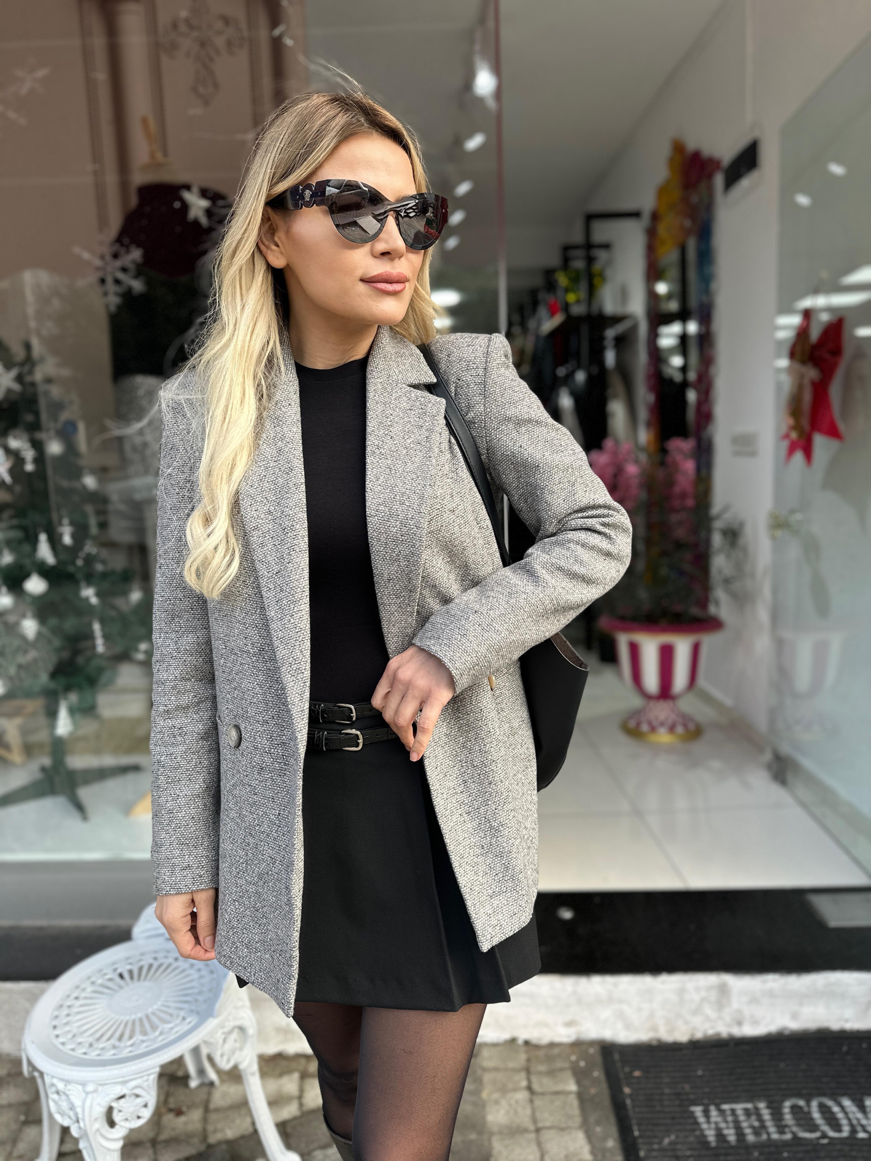 Vizon Blazer Ceket 