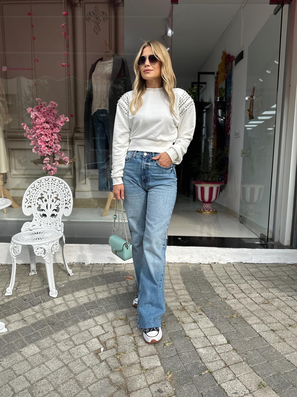 Yüksek Bel Jean