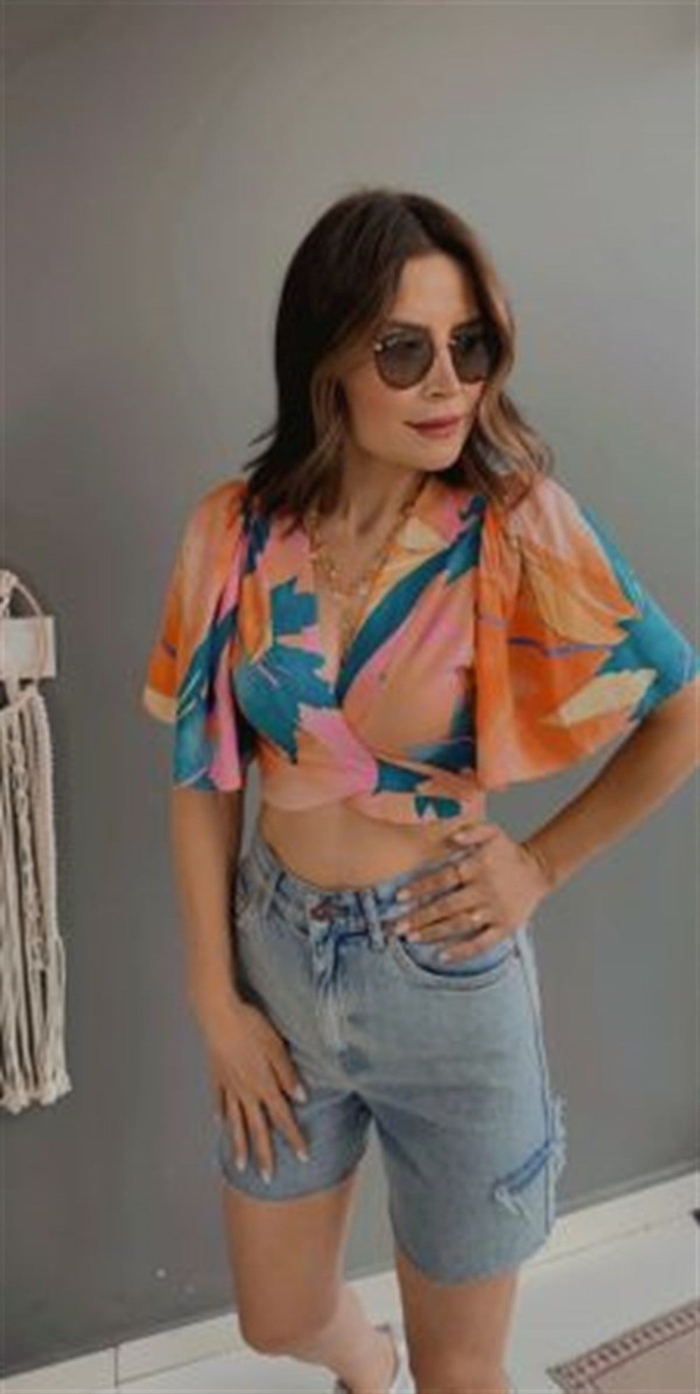 BAĞLAMA DETAYLI BLUZ