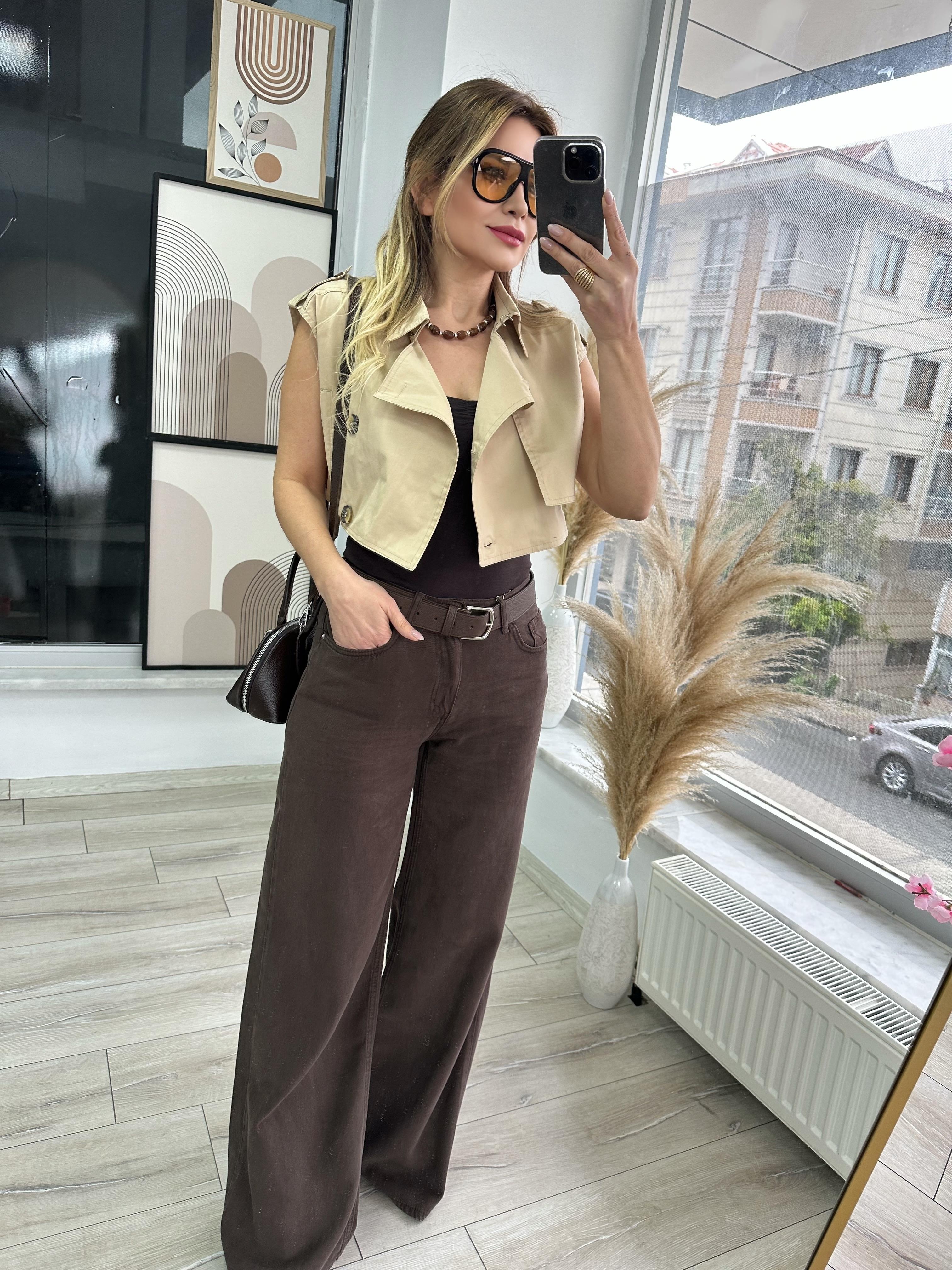 Dlv Kahve Pamuklu Jean 