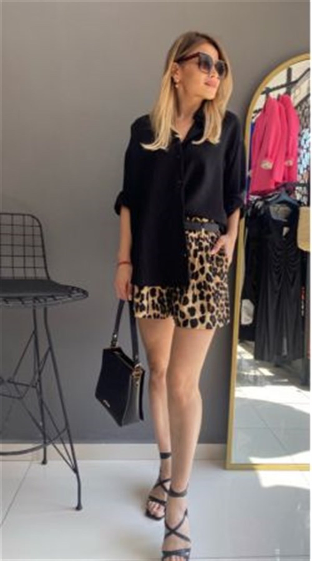 DLV Leopar Keten Şort