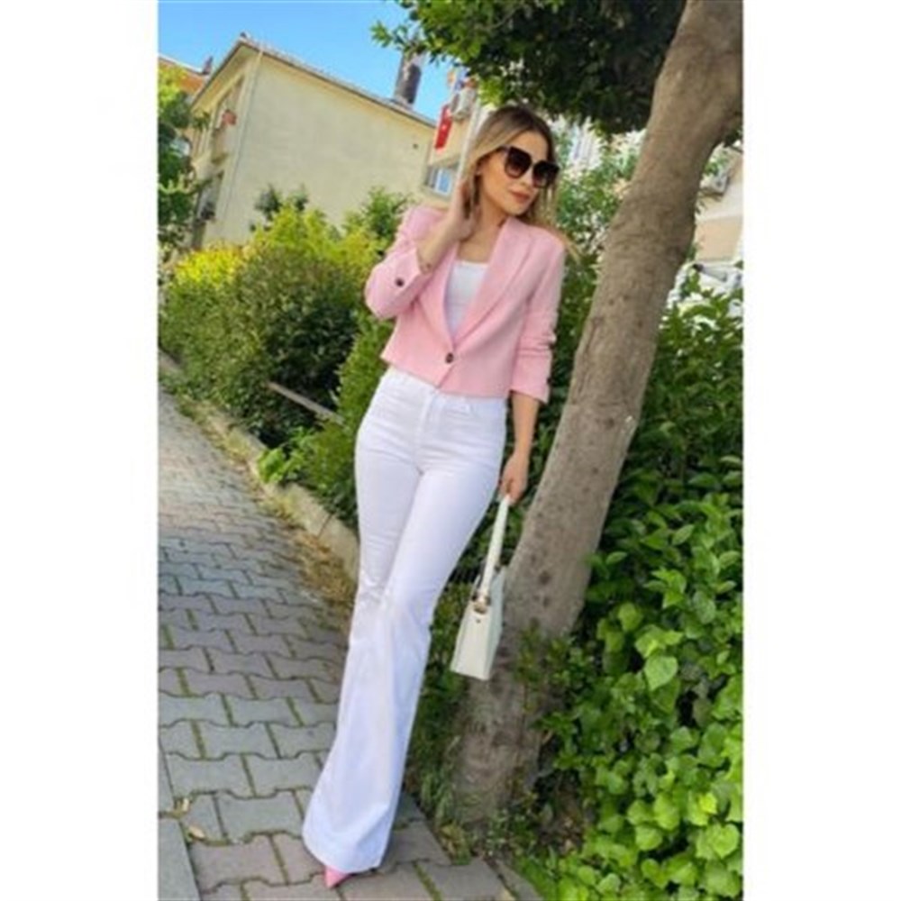 DLV Pembe Kısa Ceket