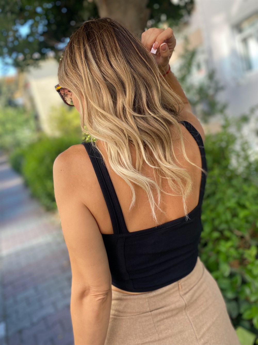 DLV  Siyah Korse Croptop