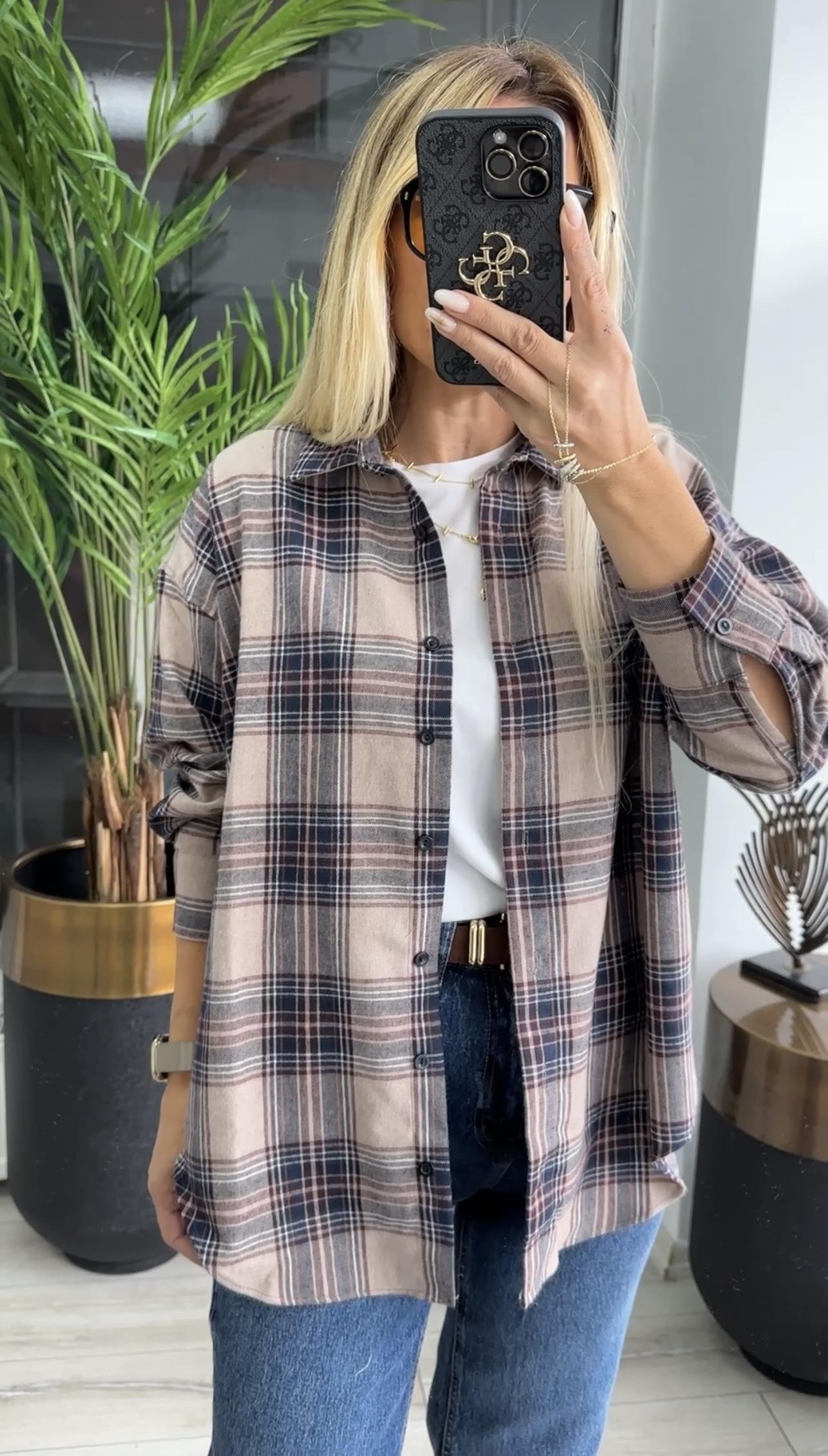 Ekose Desenli Gömlek 