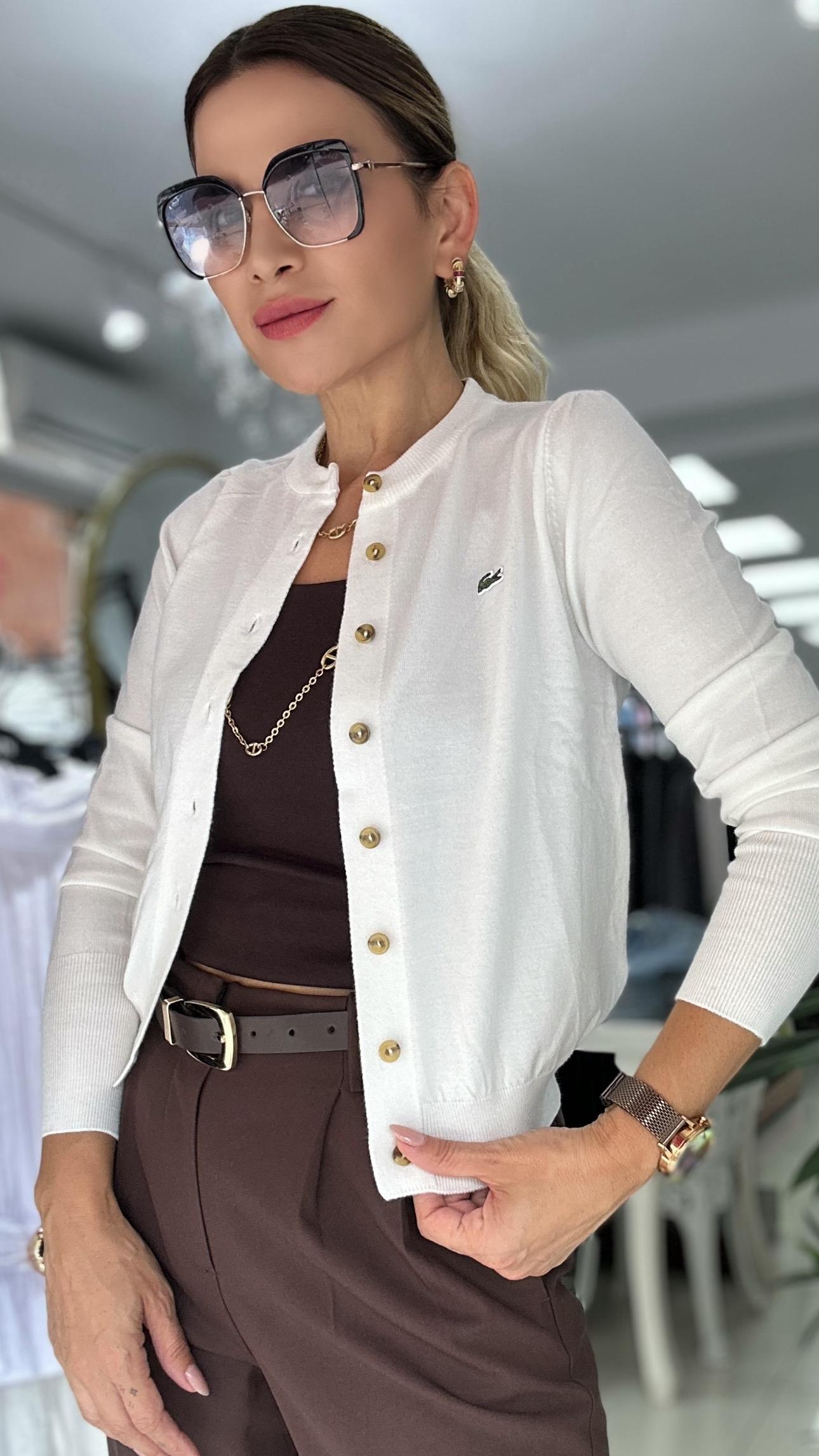 Ekru Yumoş Hırka