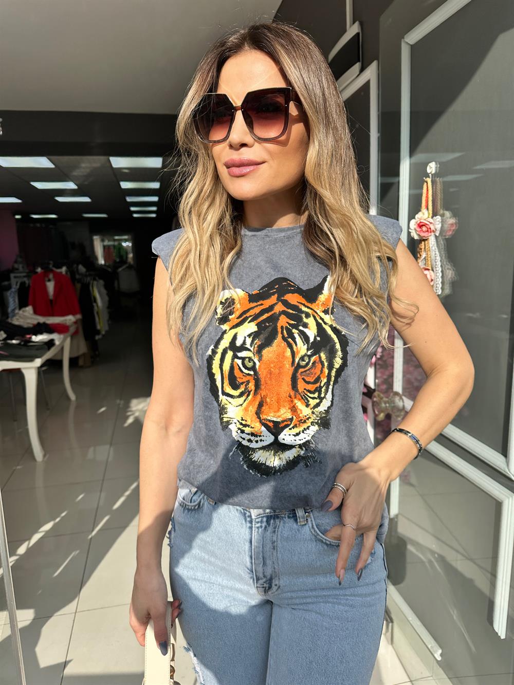 FC Antrasit Aslan Baskı Tshirt