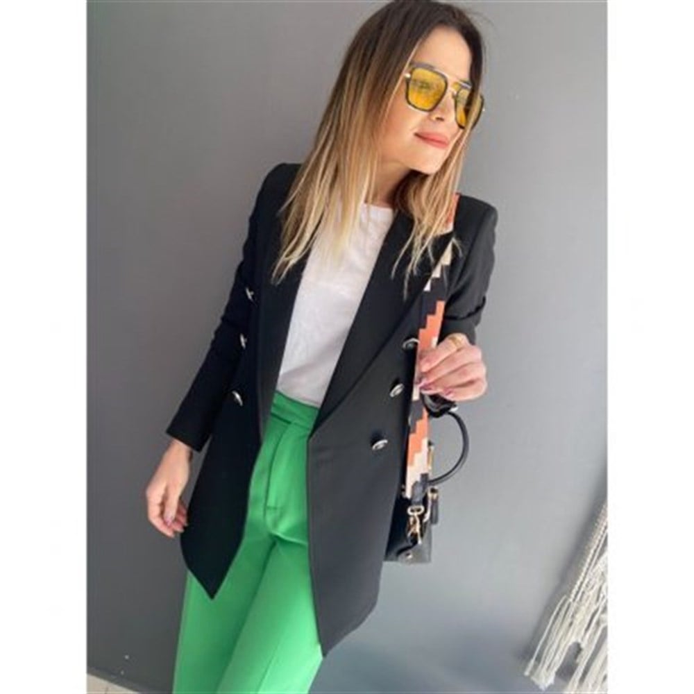 HYL Siyah Kolej Ceket