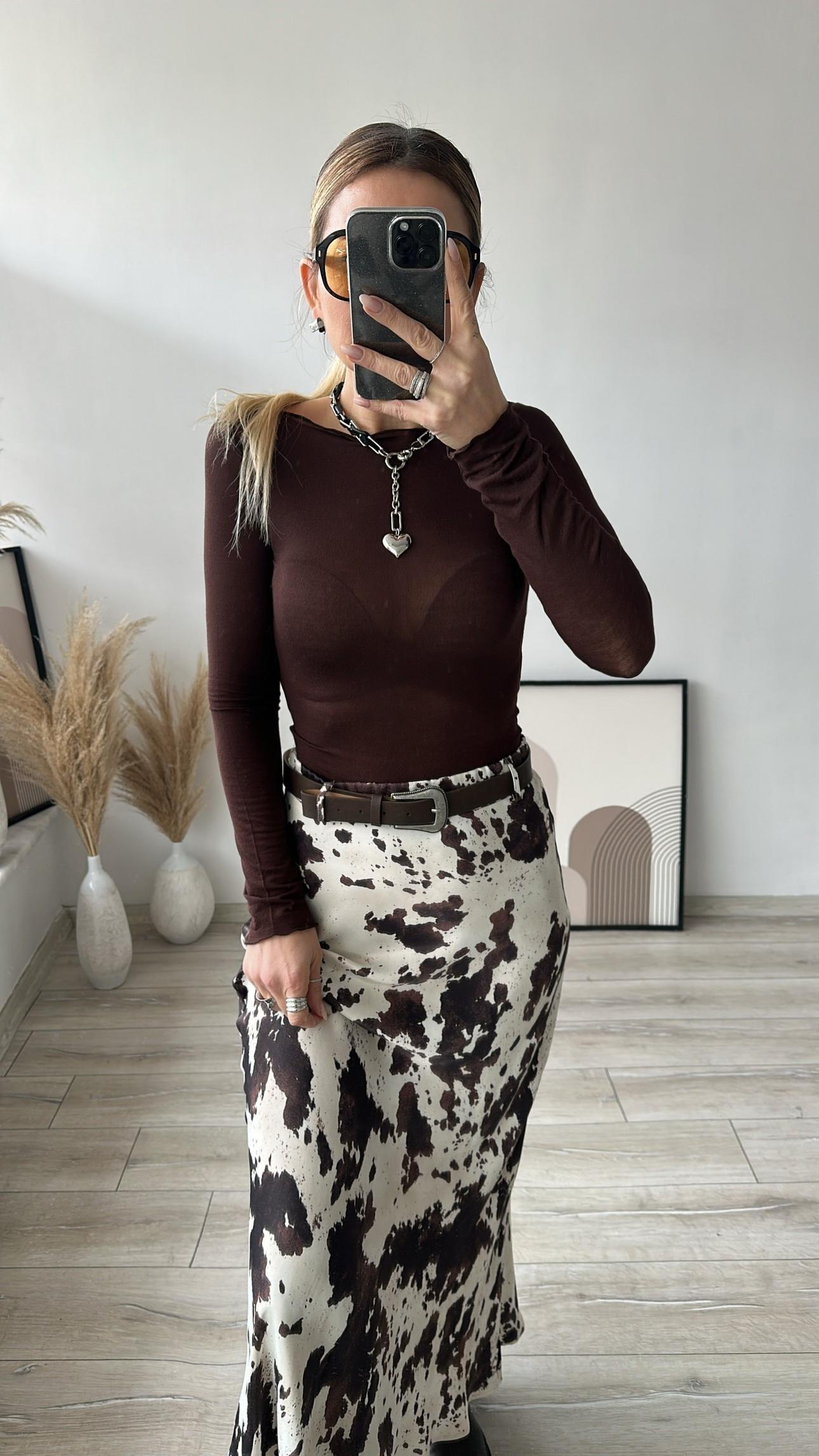 Kemerli Saten Verev Etek 