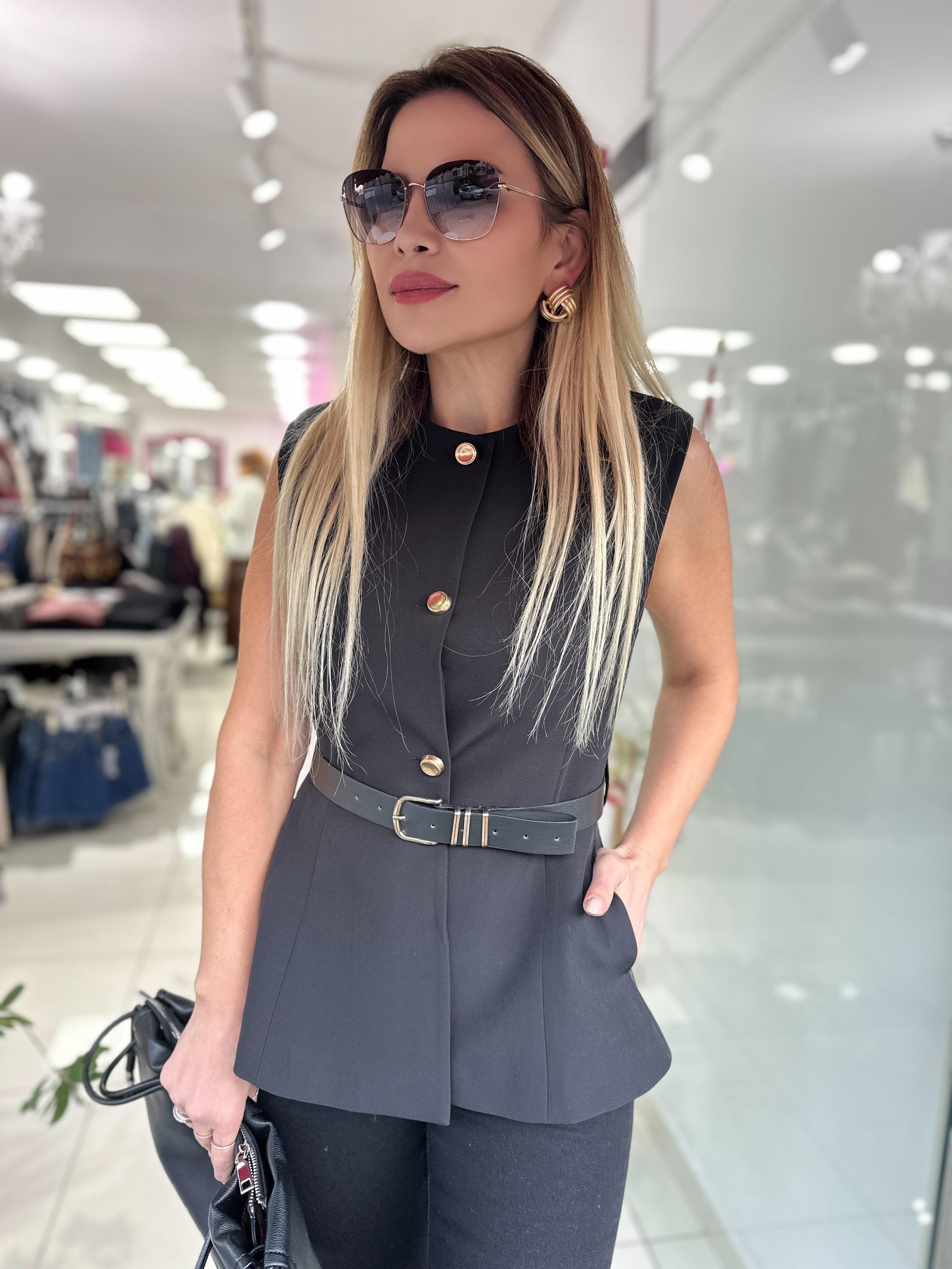 Kemerli Volanlı Kemerli Yelek