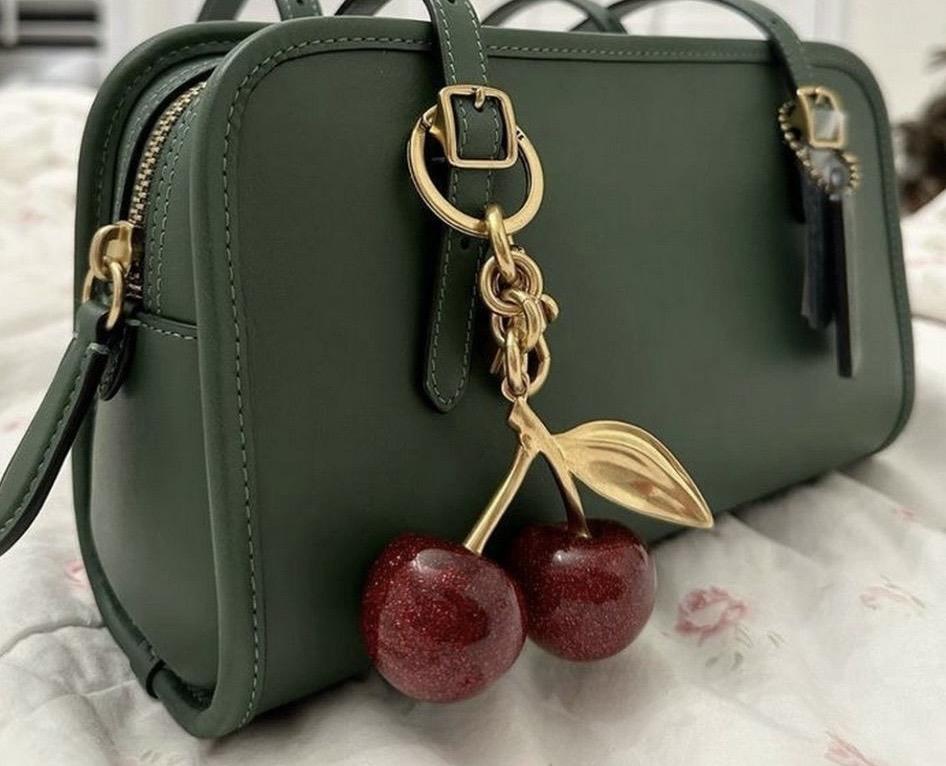 Kirazlı Anahtarlık / Çanta Aksesuarı