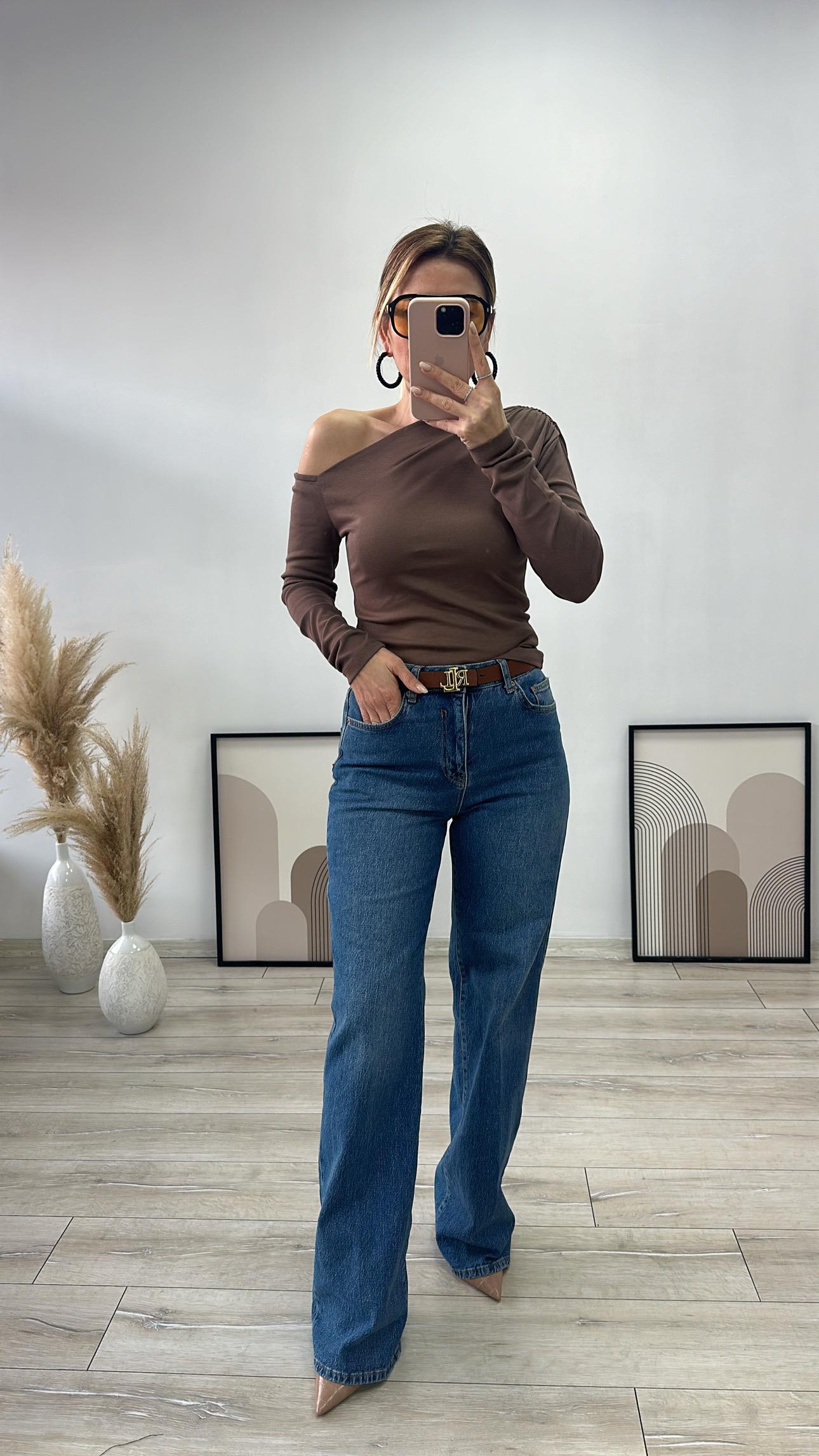 KR Likralı Mavi Jean 