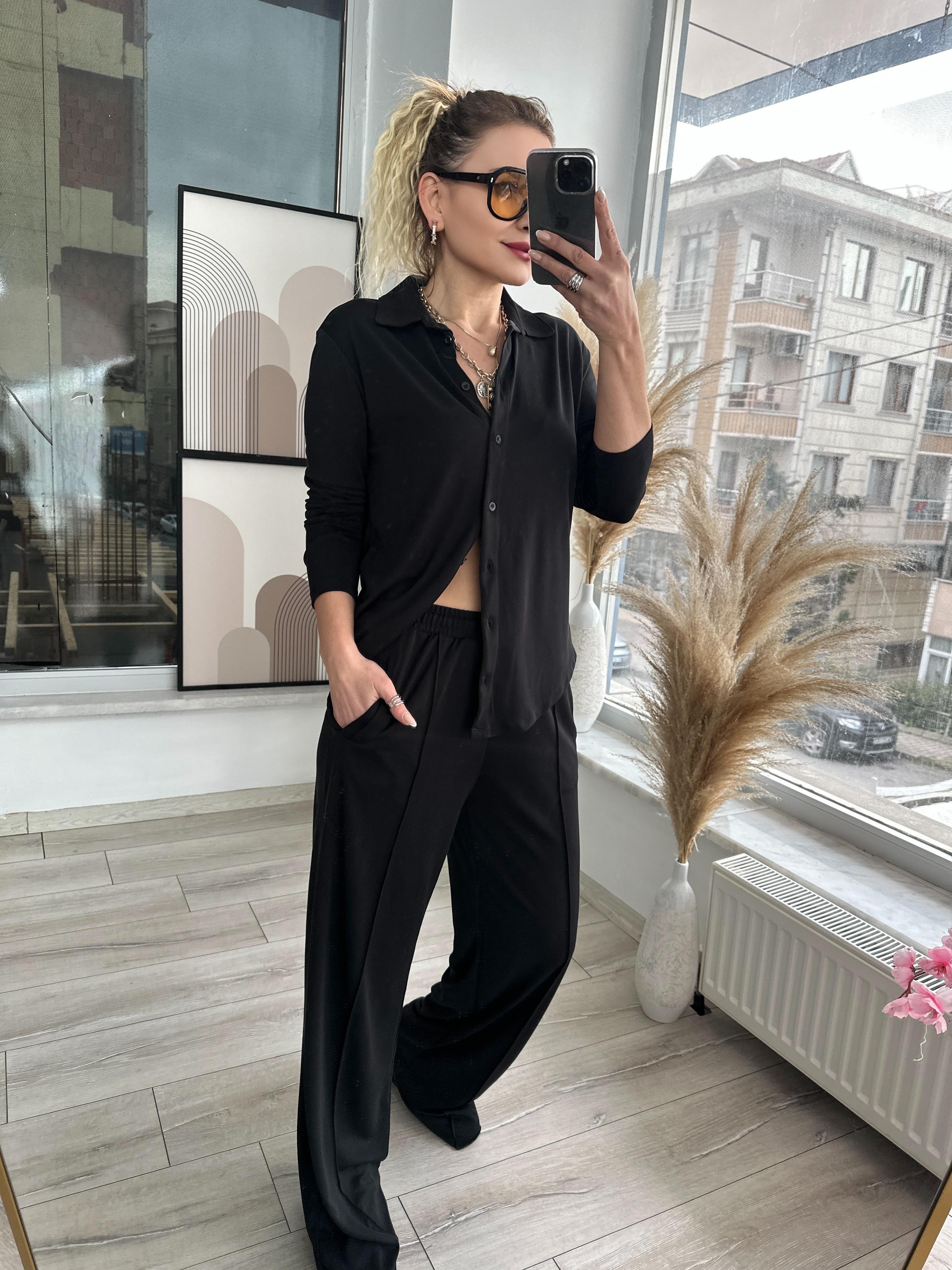 KR Siyah Yumuşak Dokulu Takım