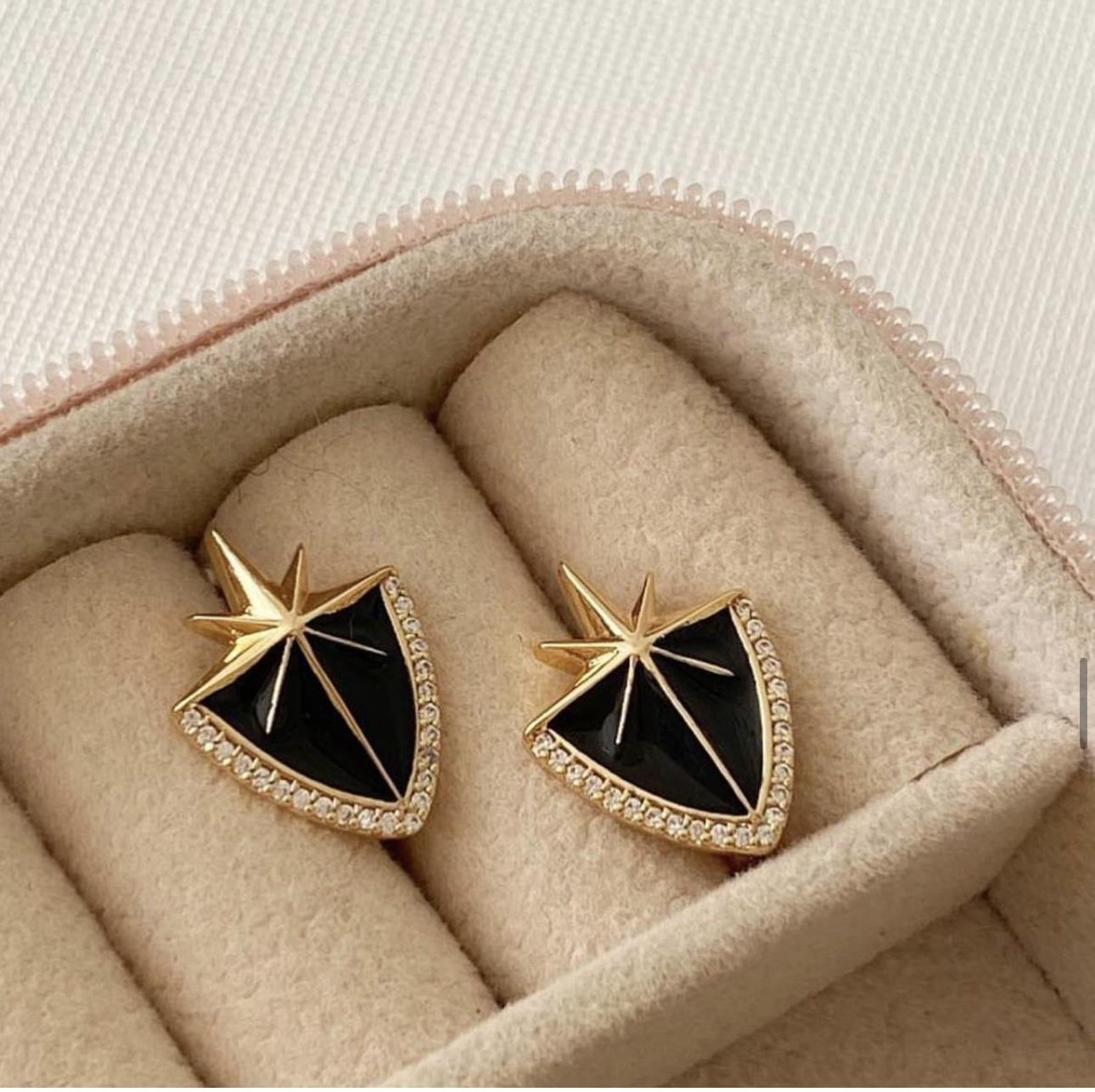 Kuzey Yıldızı Gold Küpe