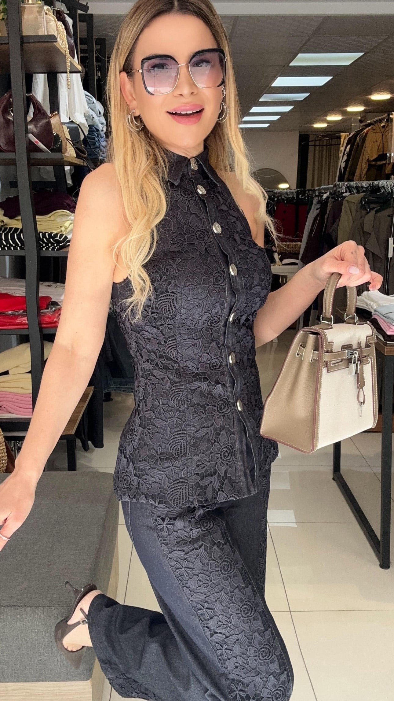 Lacivert Garnili Takım 