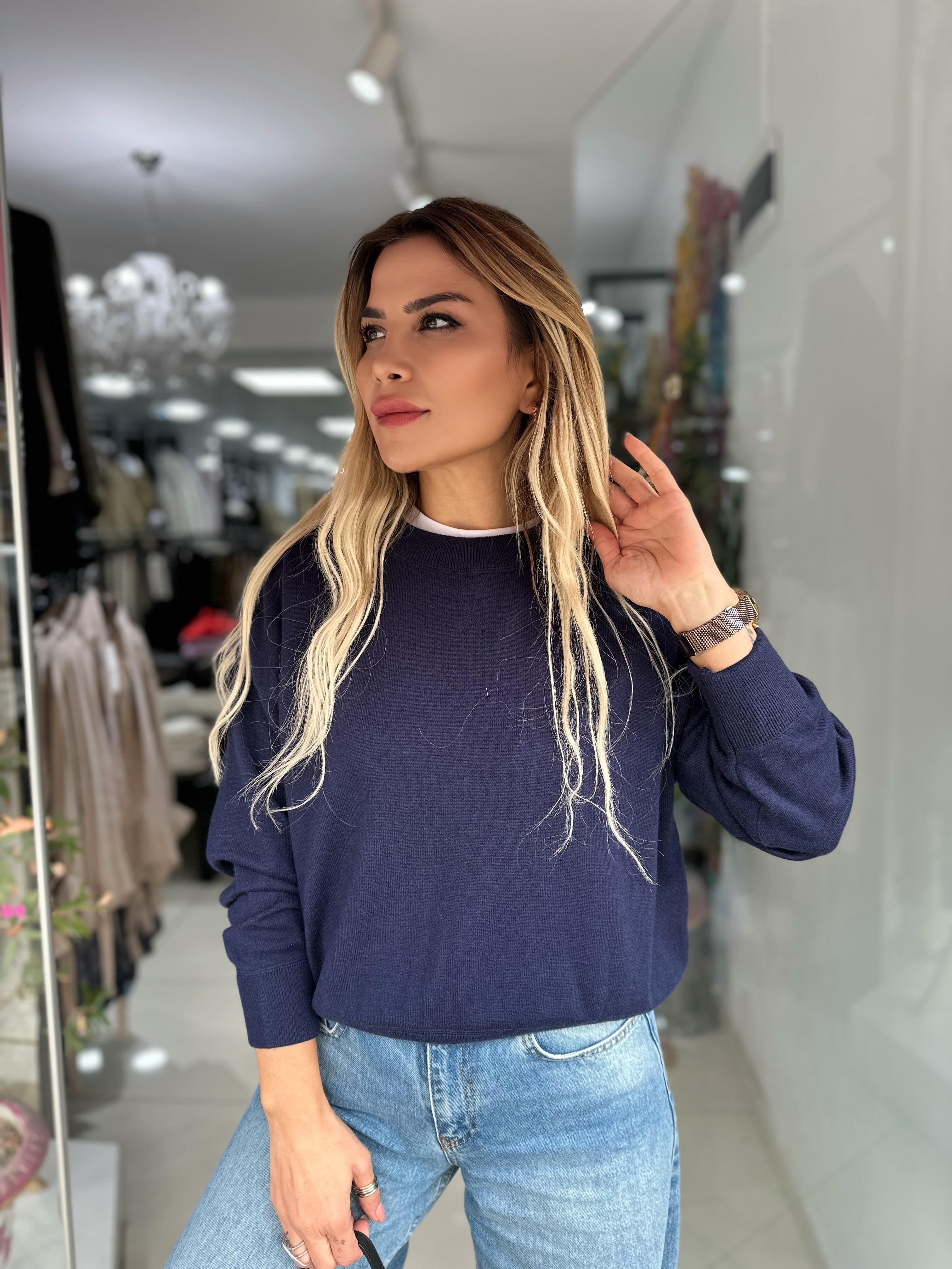 Lacivert Korspan Kazak 