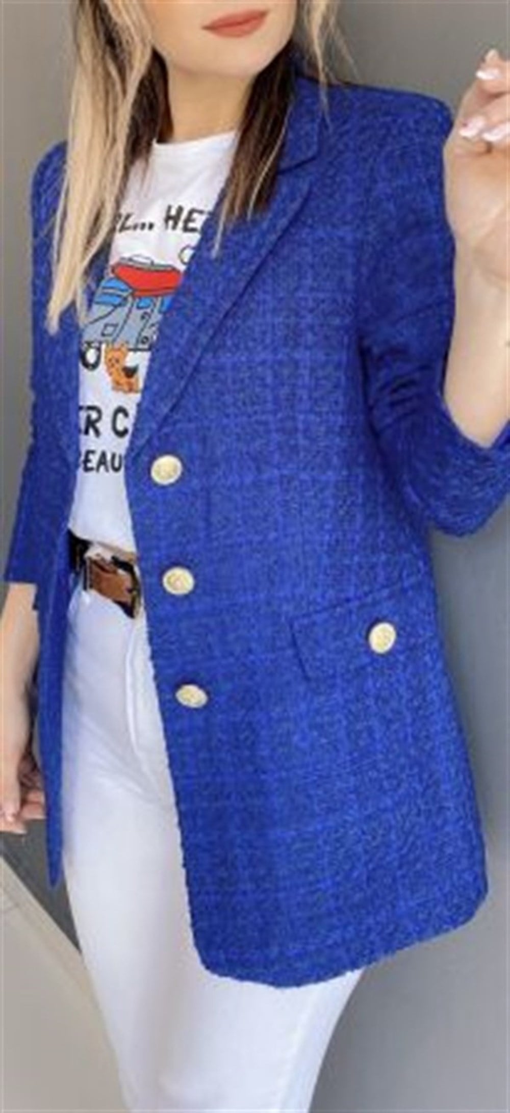 MAVİ BLAZER CEKET