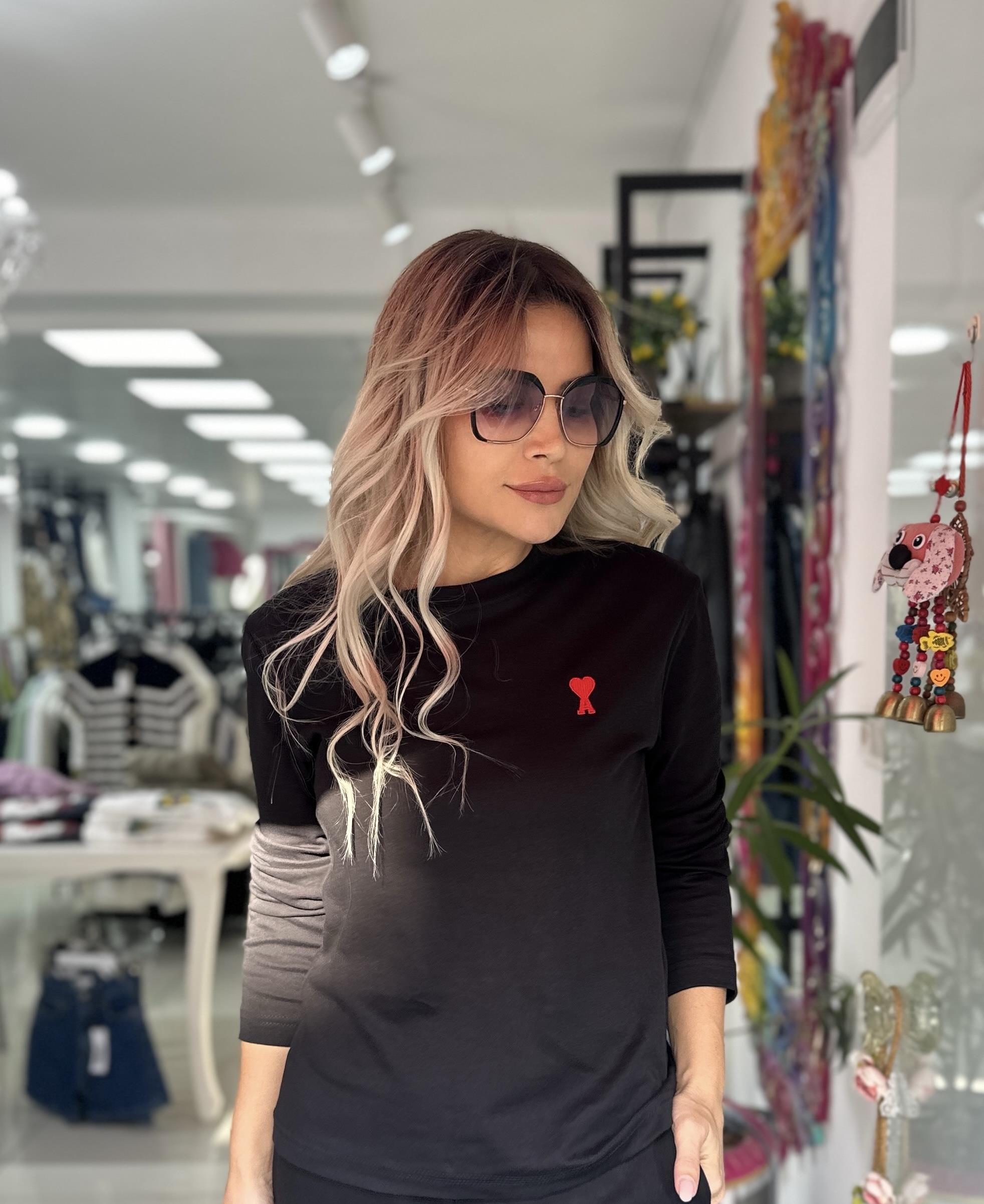 ORJ Baskı Detay Bluz