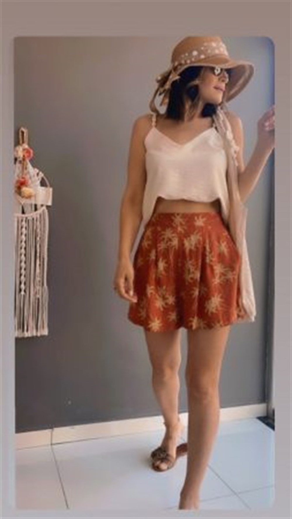 PALMİYE DESEN ŞORT