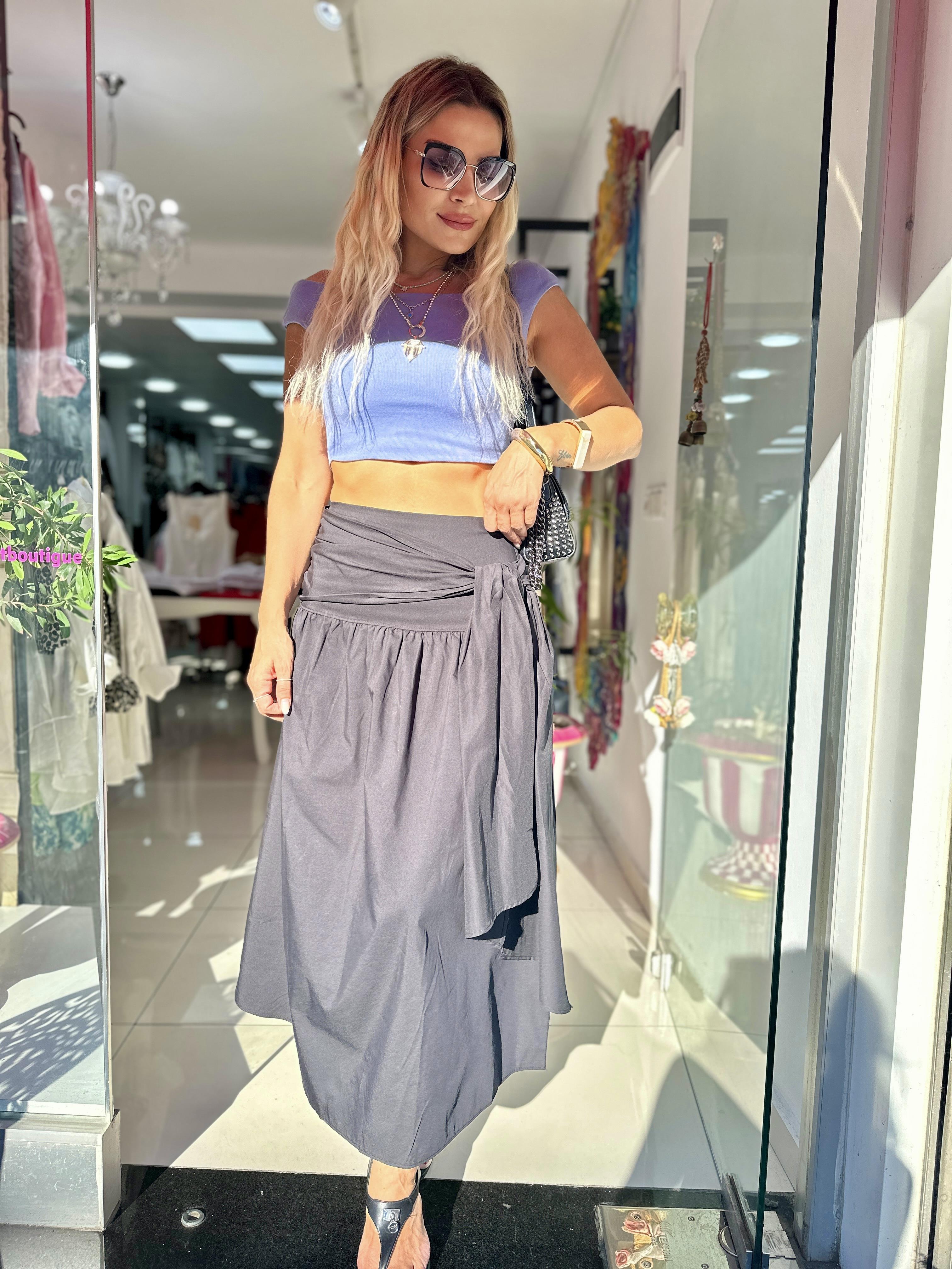 Paraşüt Kumaş Bağlama Detay Etek