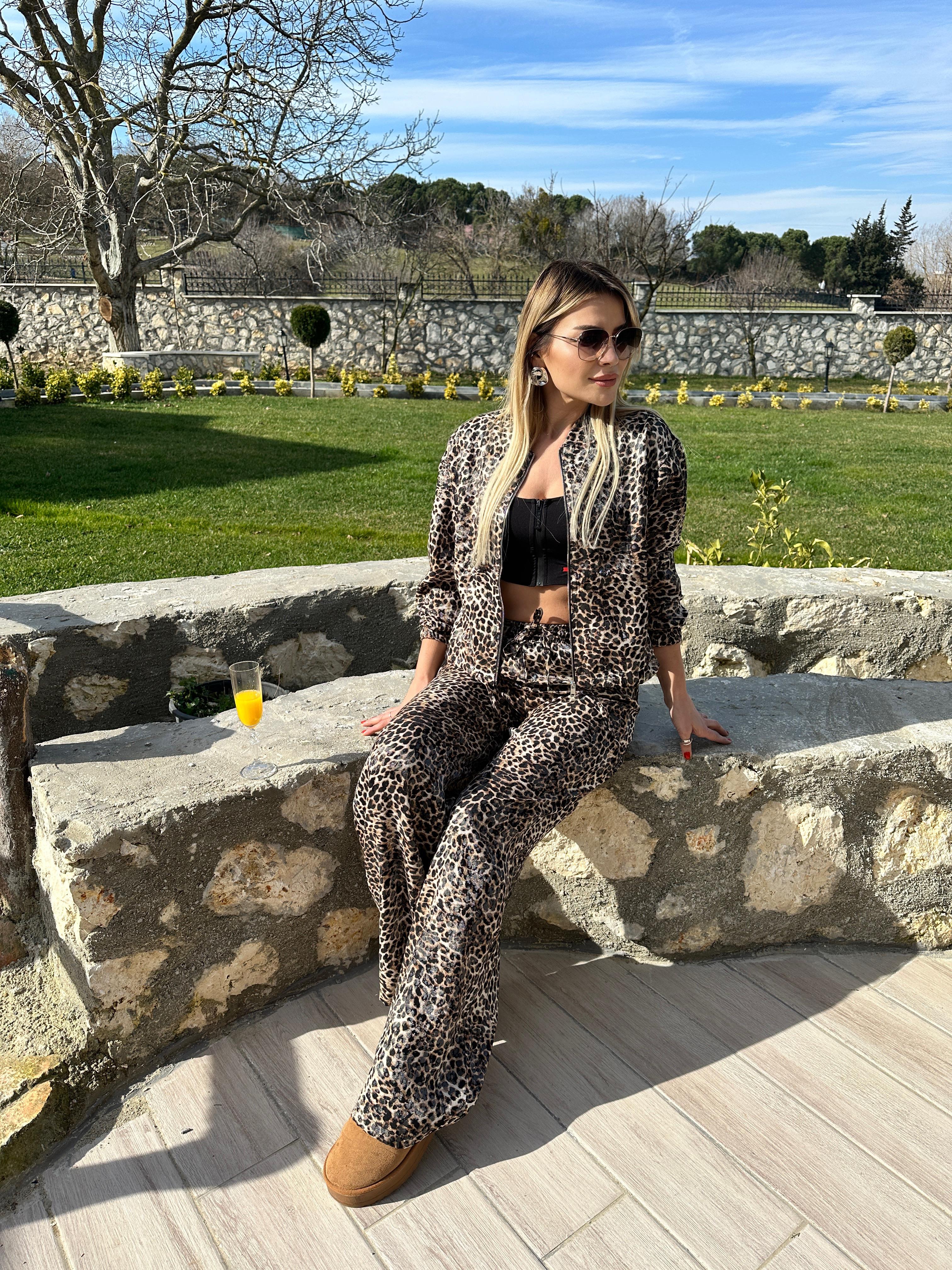 Saten Leopar Takım 