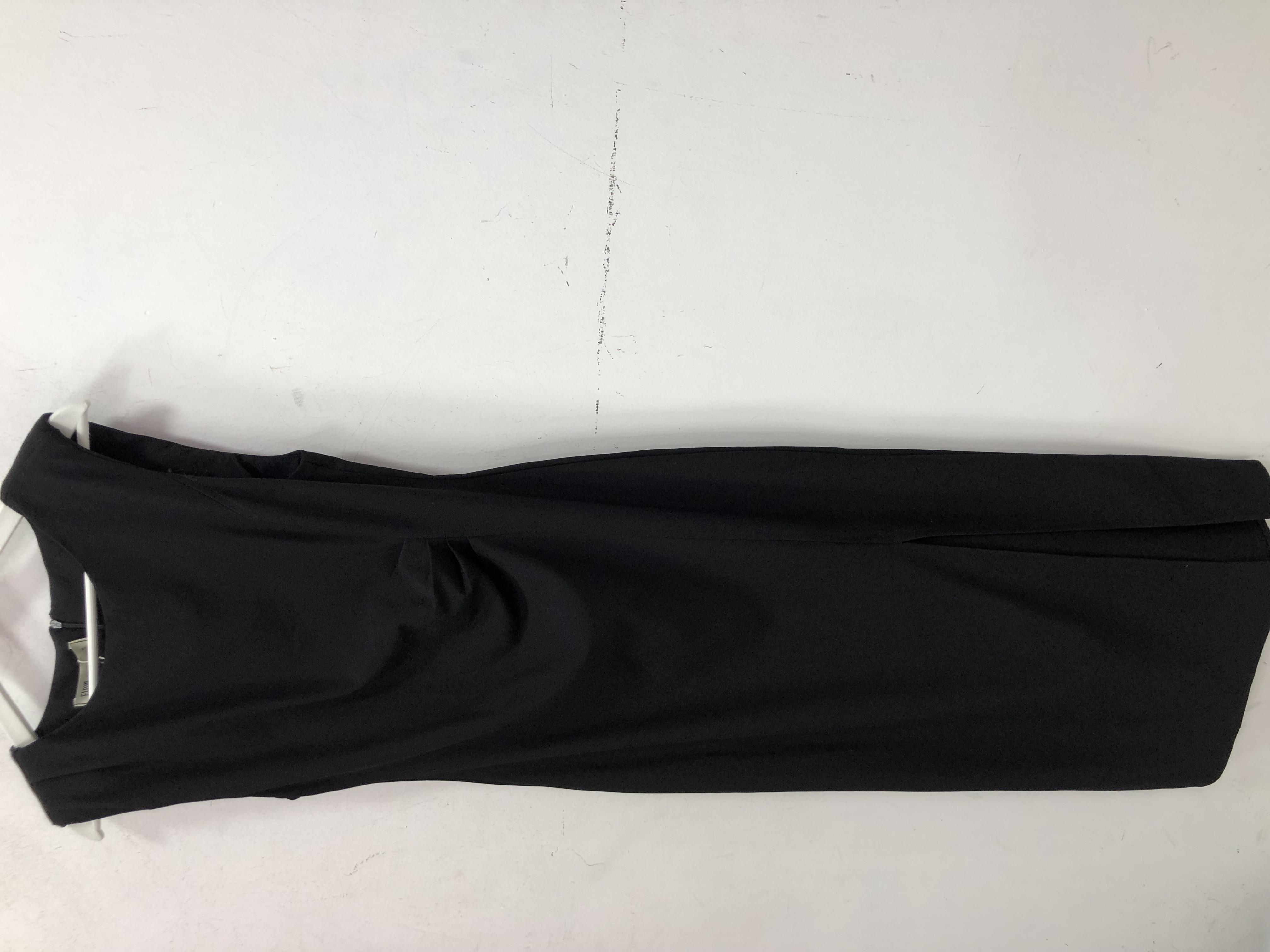 Siyah Pili Detaylı Bel Midi Elbise 