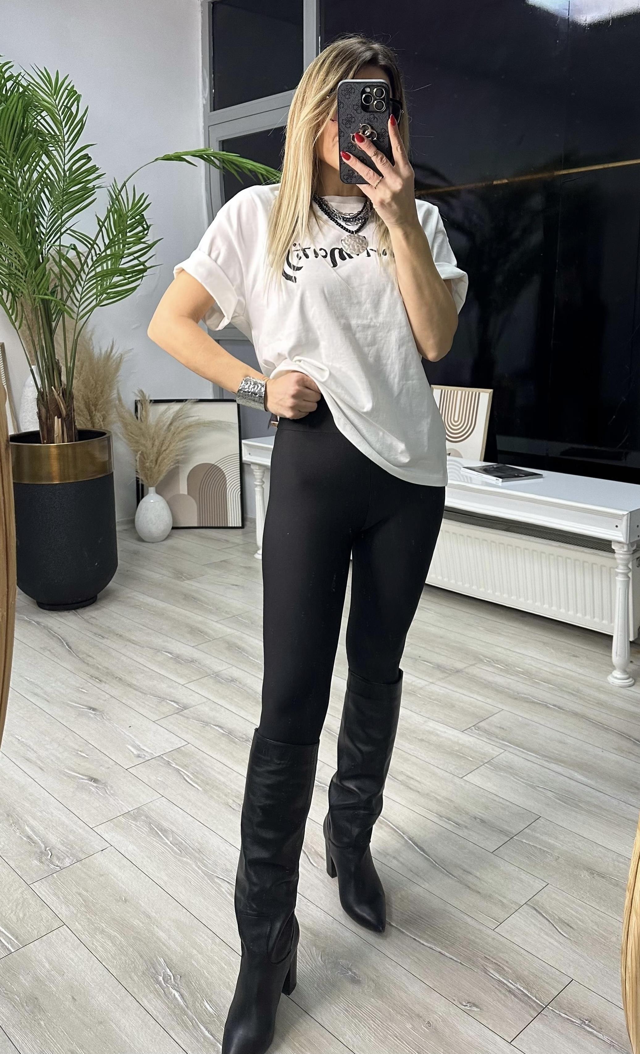 Siyah Şardonlu Füzo Tayt