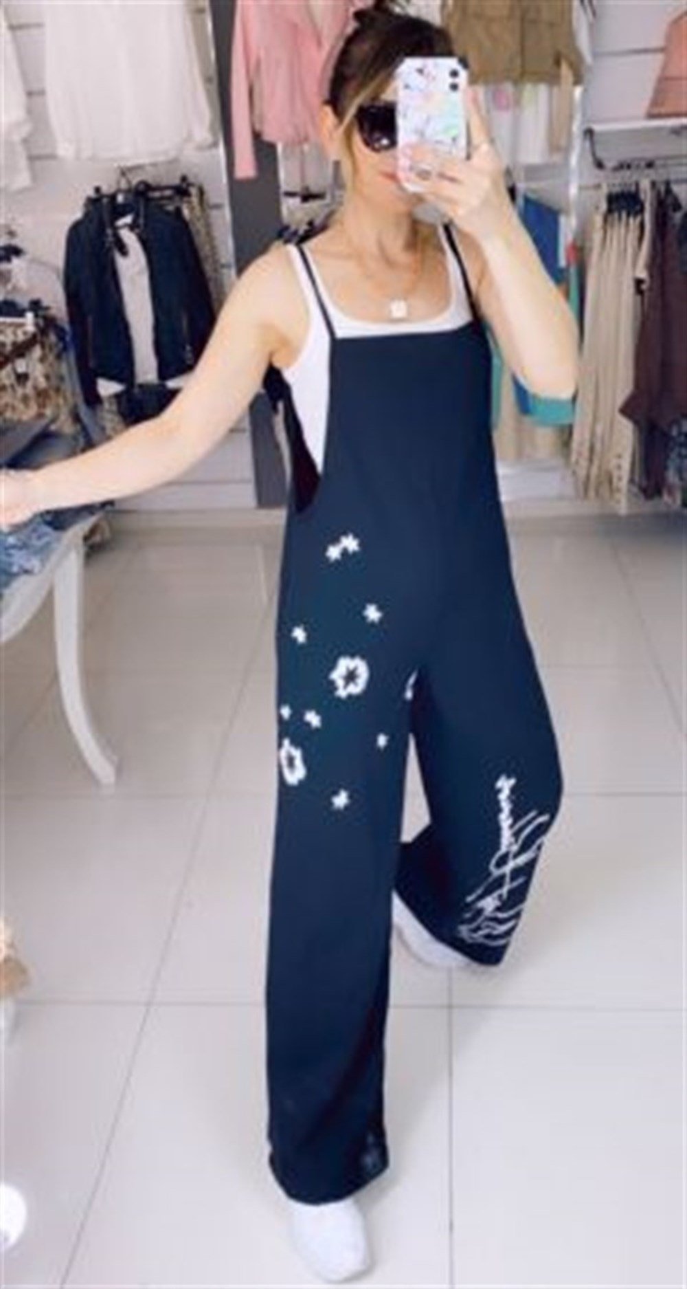 SOLOPET SİYAH ÇİÇEKLİ