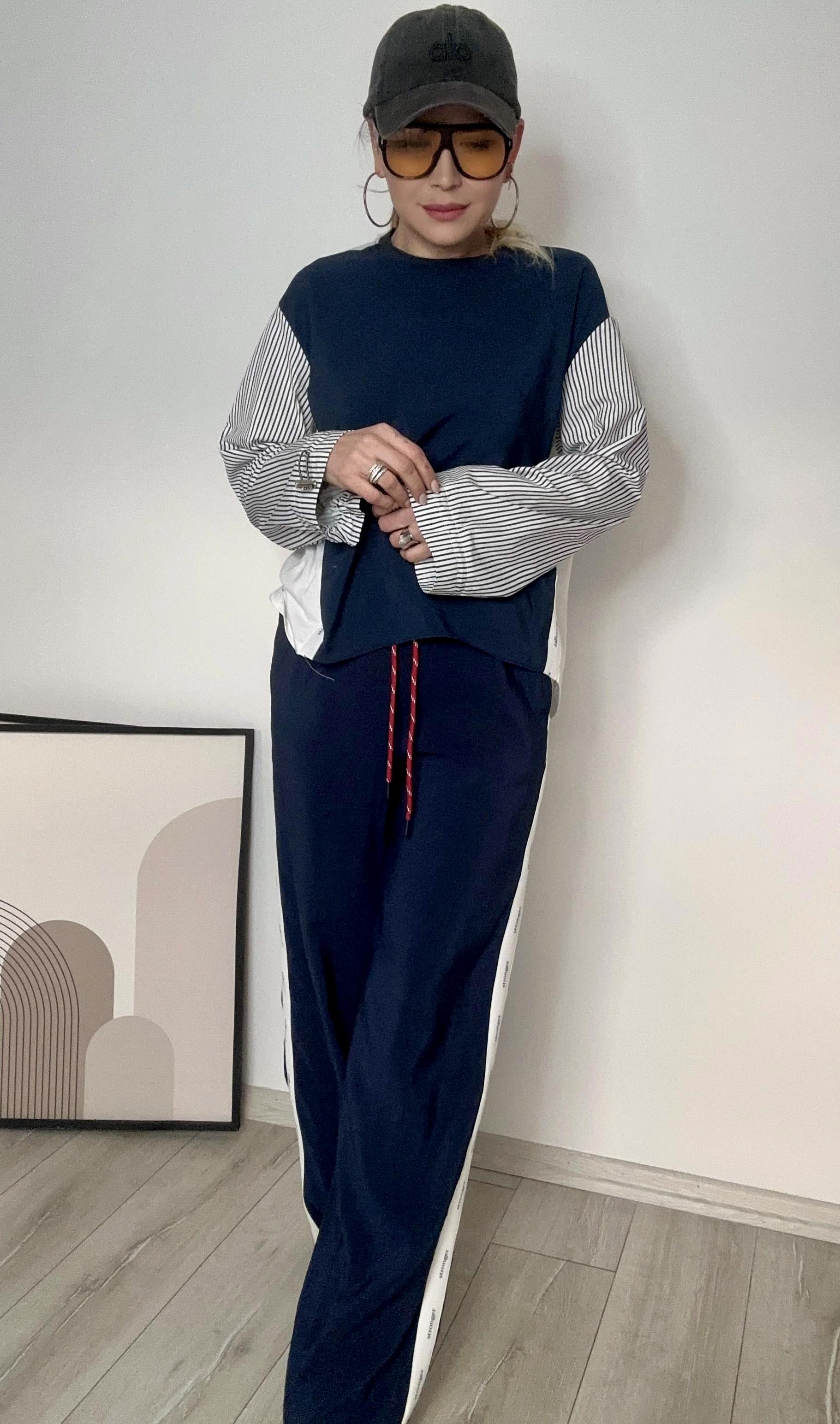 Yanları Biyeli Tasarım Pantolon 