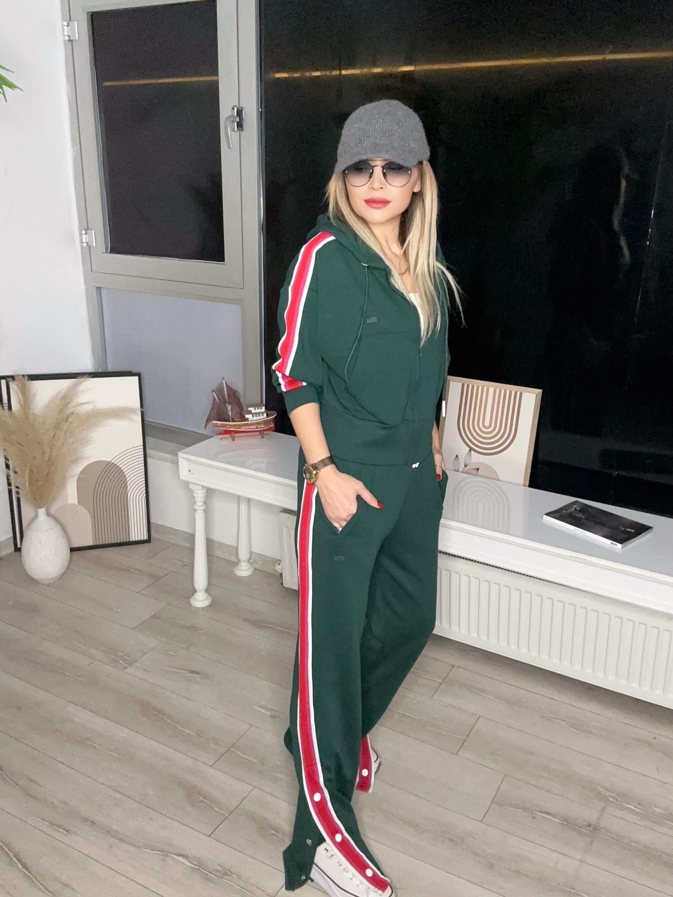 Yeşil Modal Kumaş Eşofman Takımı 