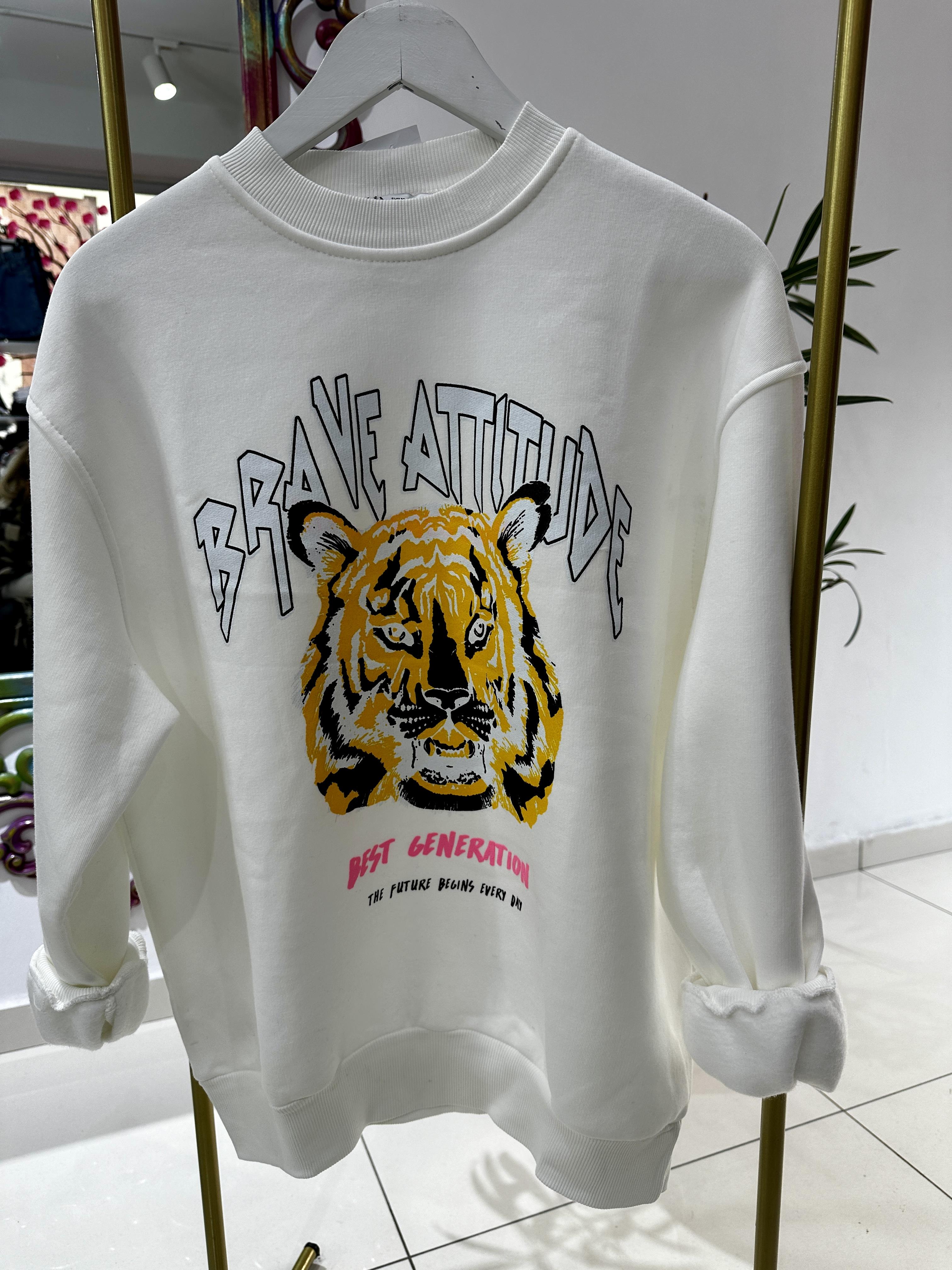 ZR Baskı Detay Sweat 