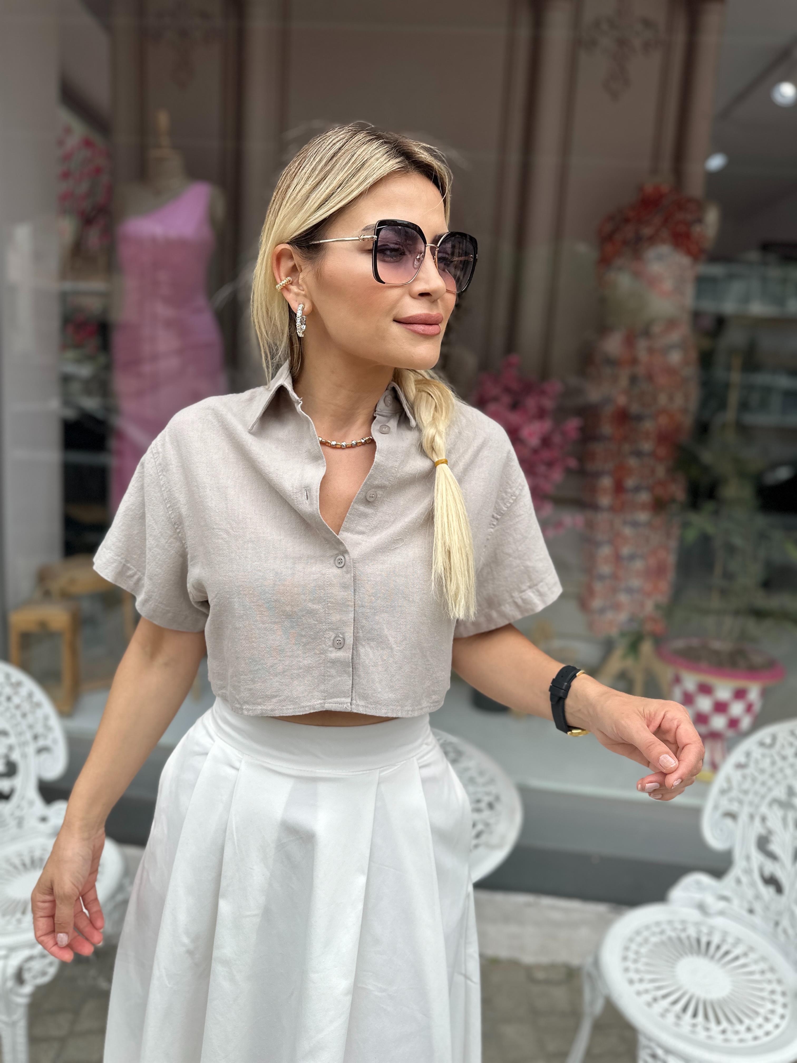 ZR Crop Gömlek 