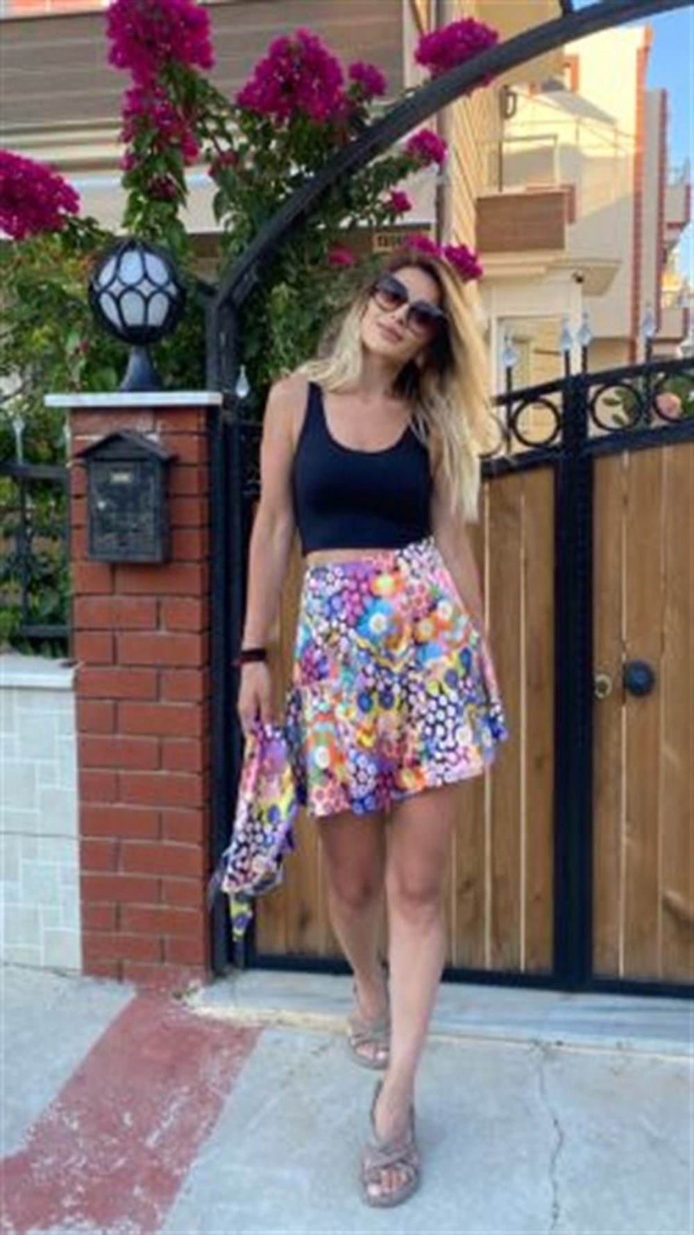 ZR Renkli Şort Etek