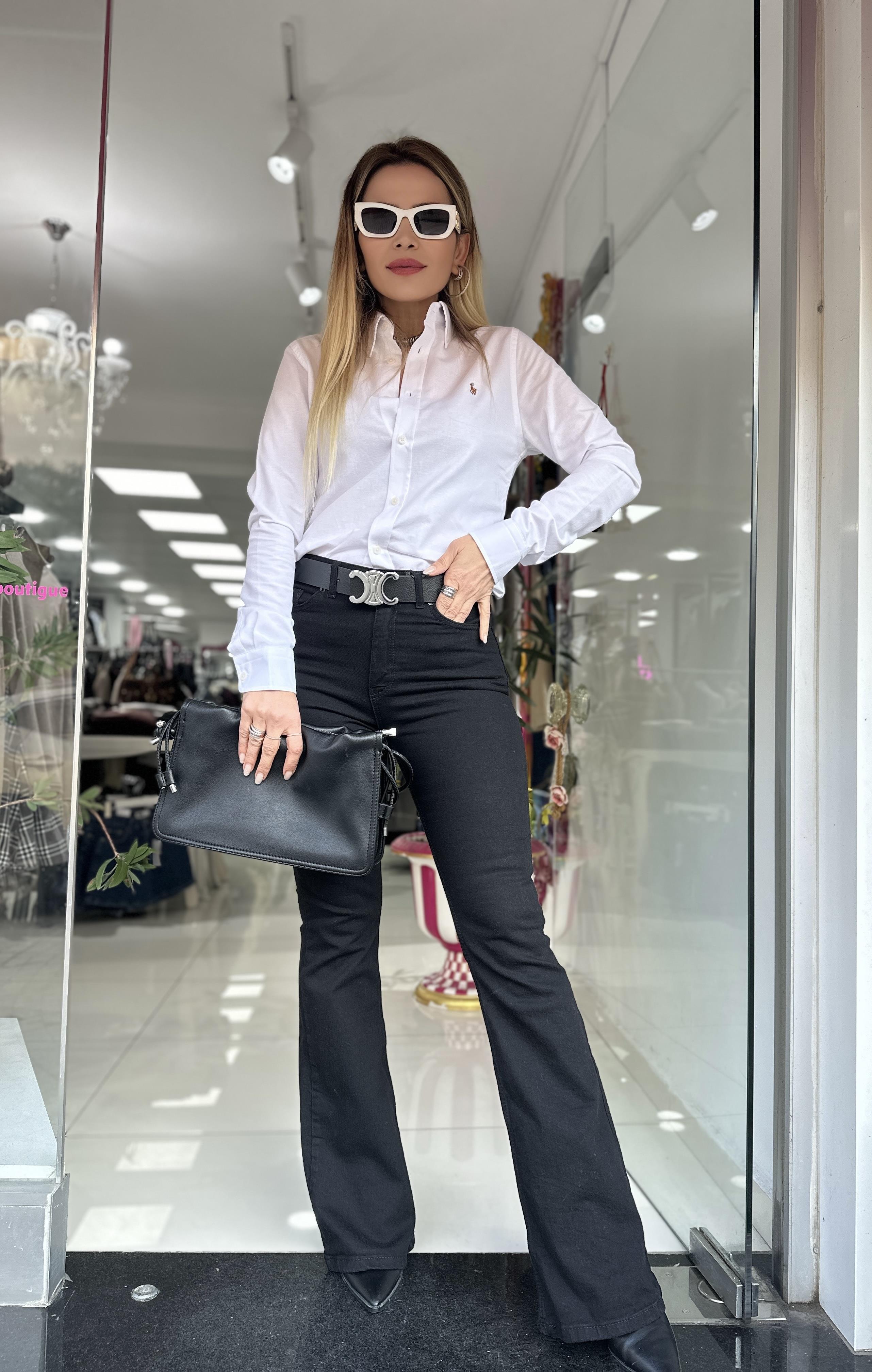 ZR Siyah  İspanyol Paça  Jean